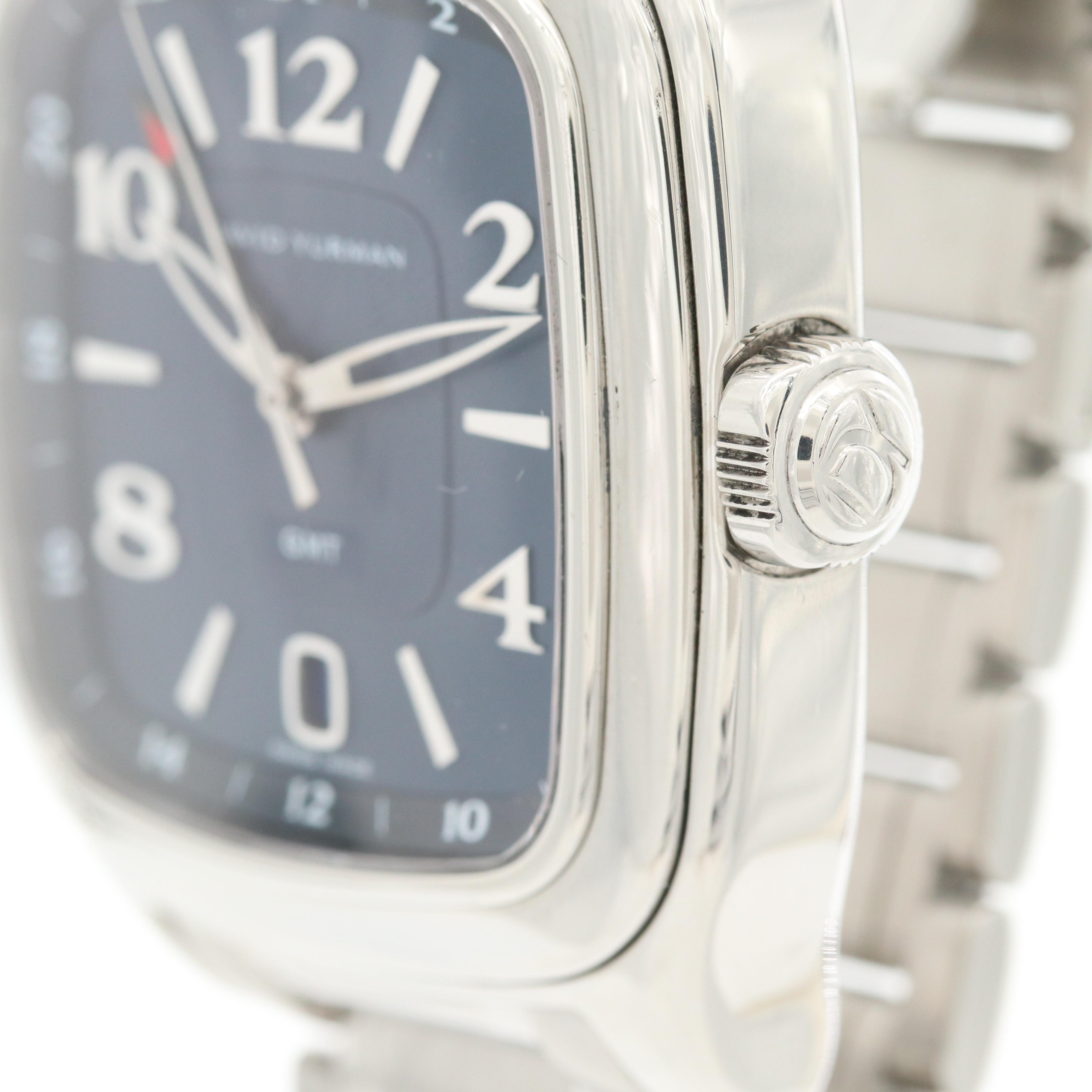 David Yurman Belmont GMT Automatic Stainless Steel Watch