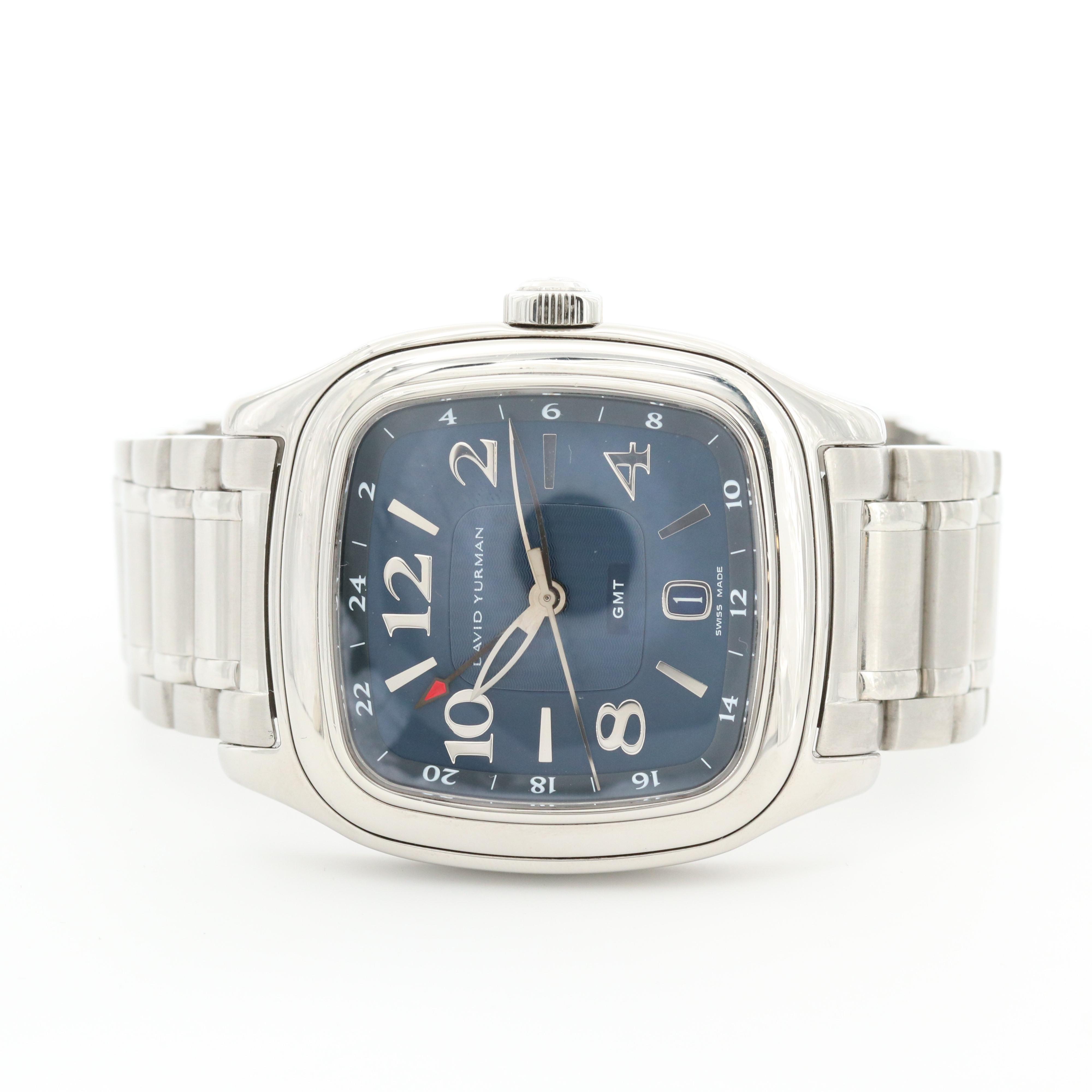 David Yurman Belmont GMT Automatic Stainless Steel Watch