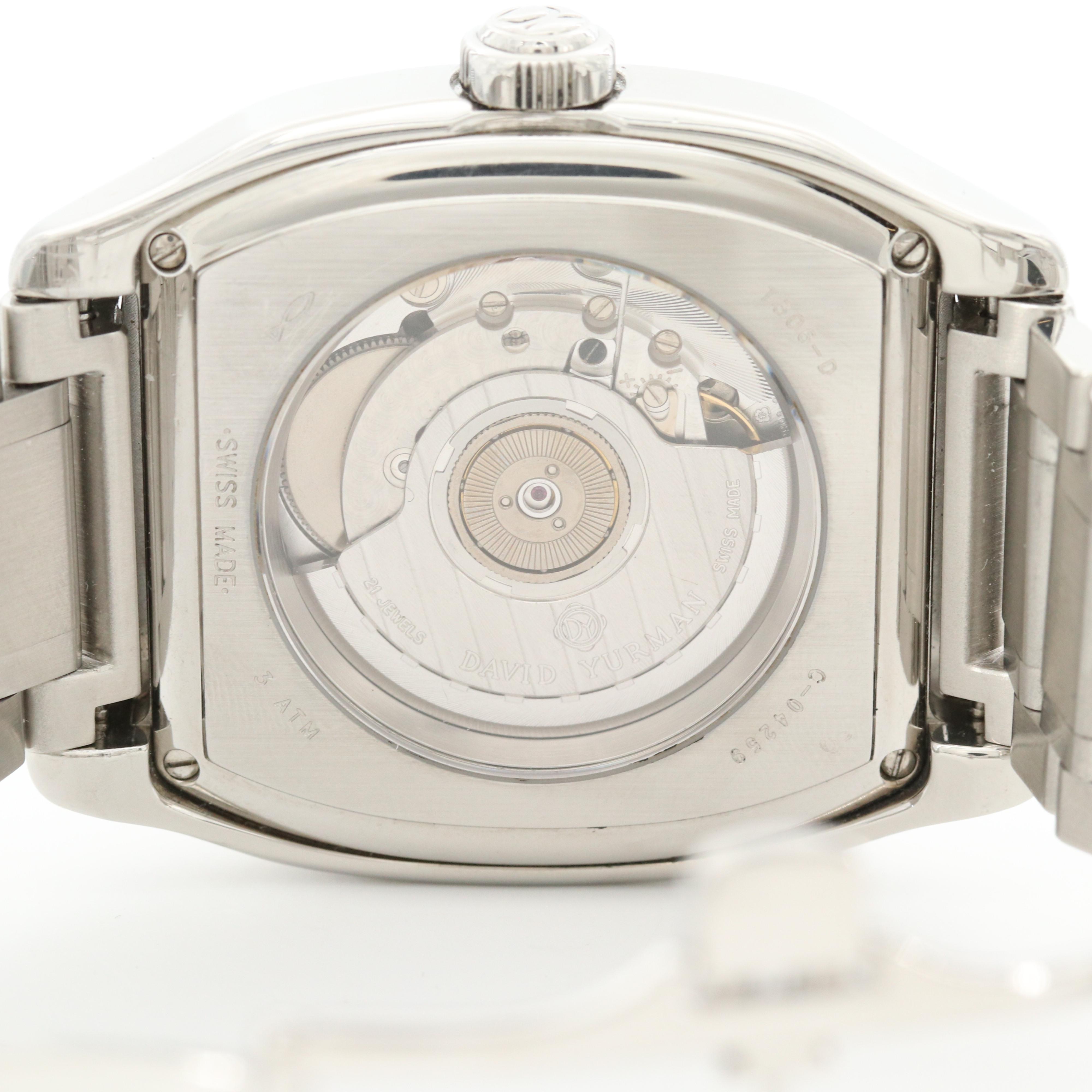 David Yurman Belmont GMT Automatic Stainless Steel Watch