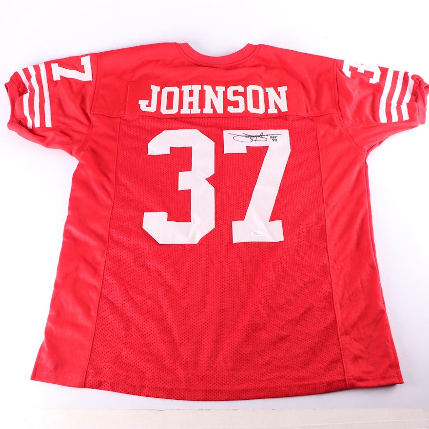 Jimmy Johnson Autographed San Francisco 49ers Replica Jersey JSA COA