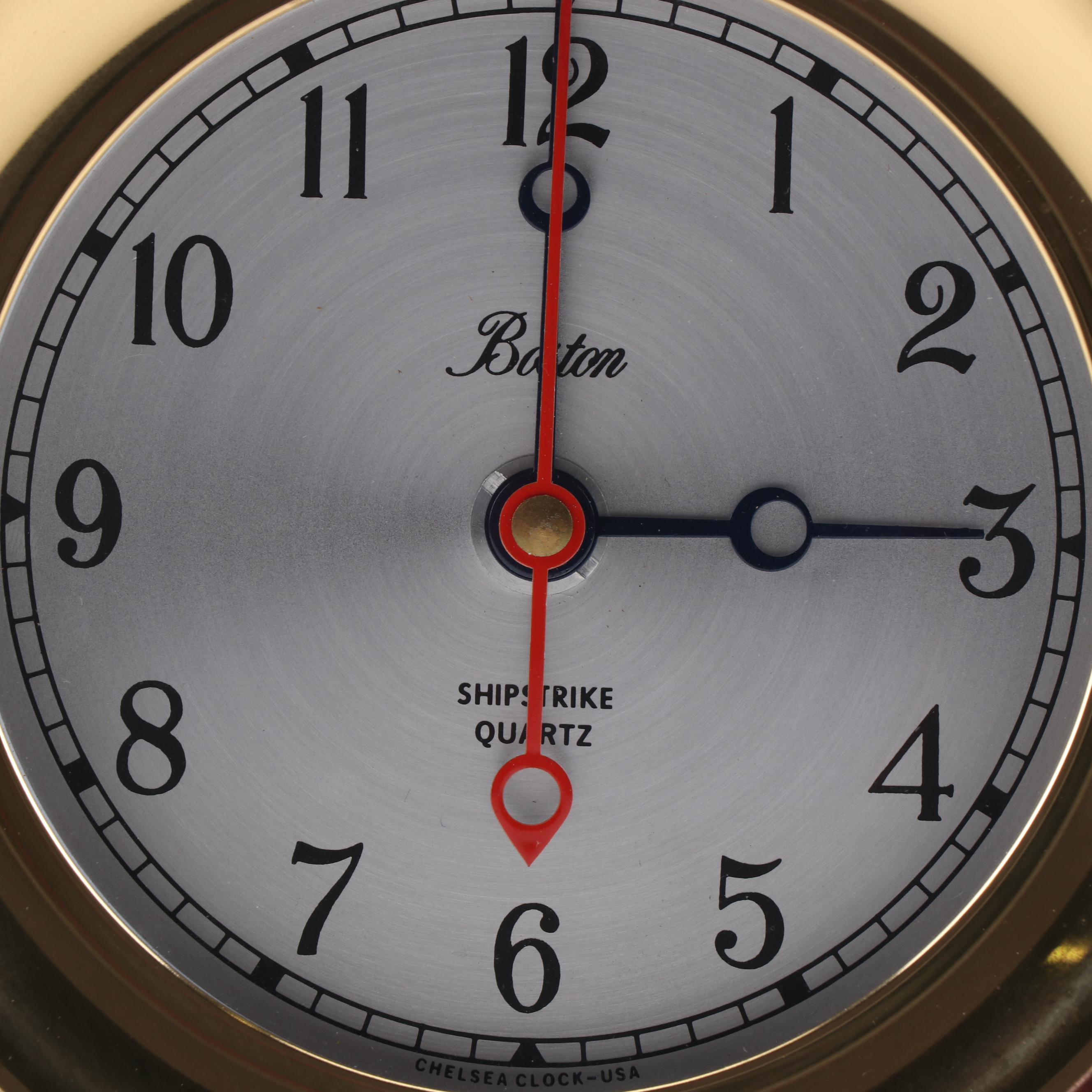 Chelsea Clock Co. Boston "Shipstrike" Quartz Mantel Clock