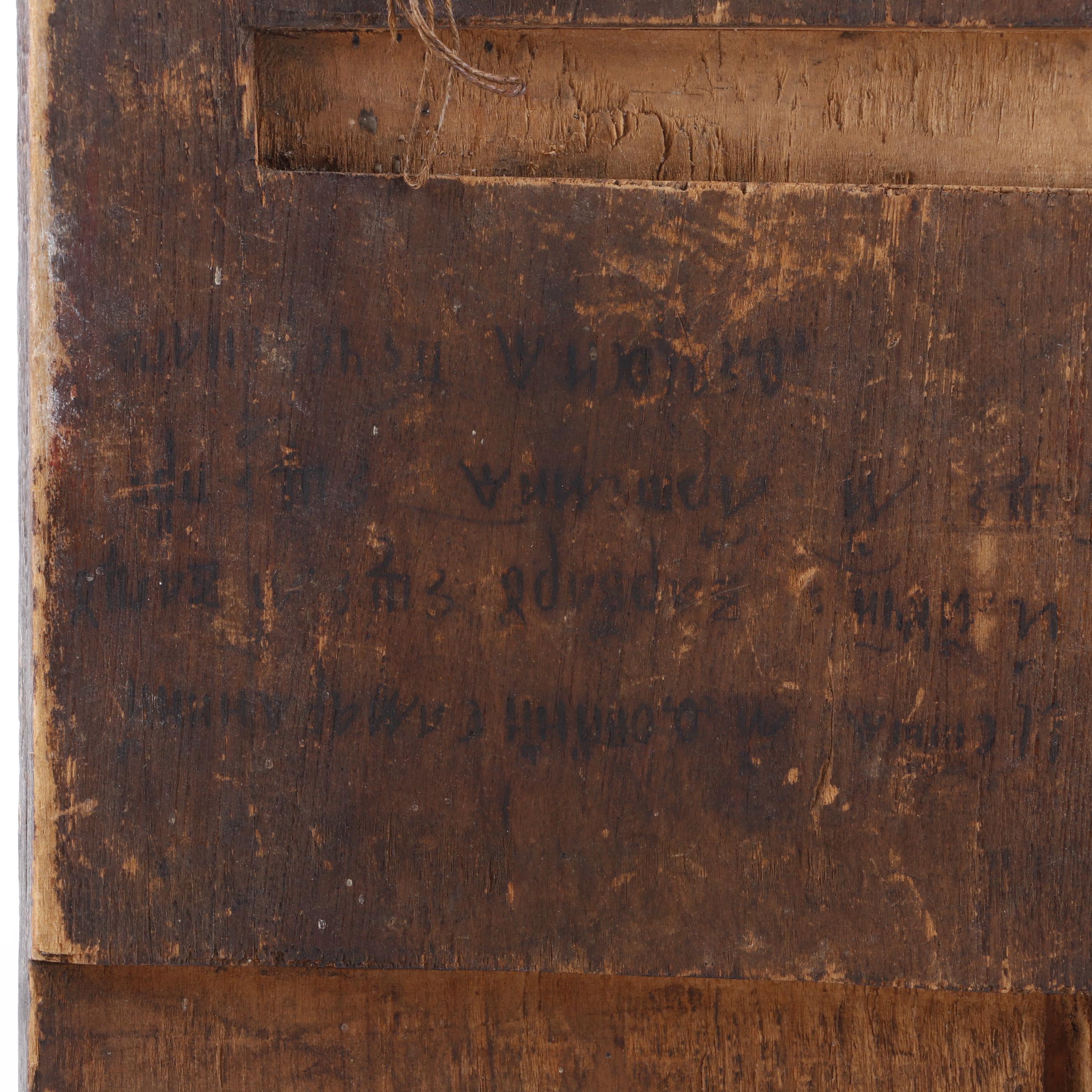 Early 19th Century Russian Orthodox Icon Oil Painting