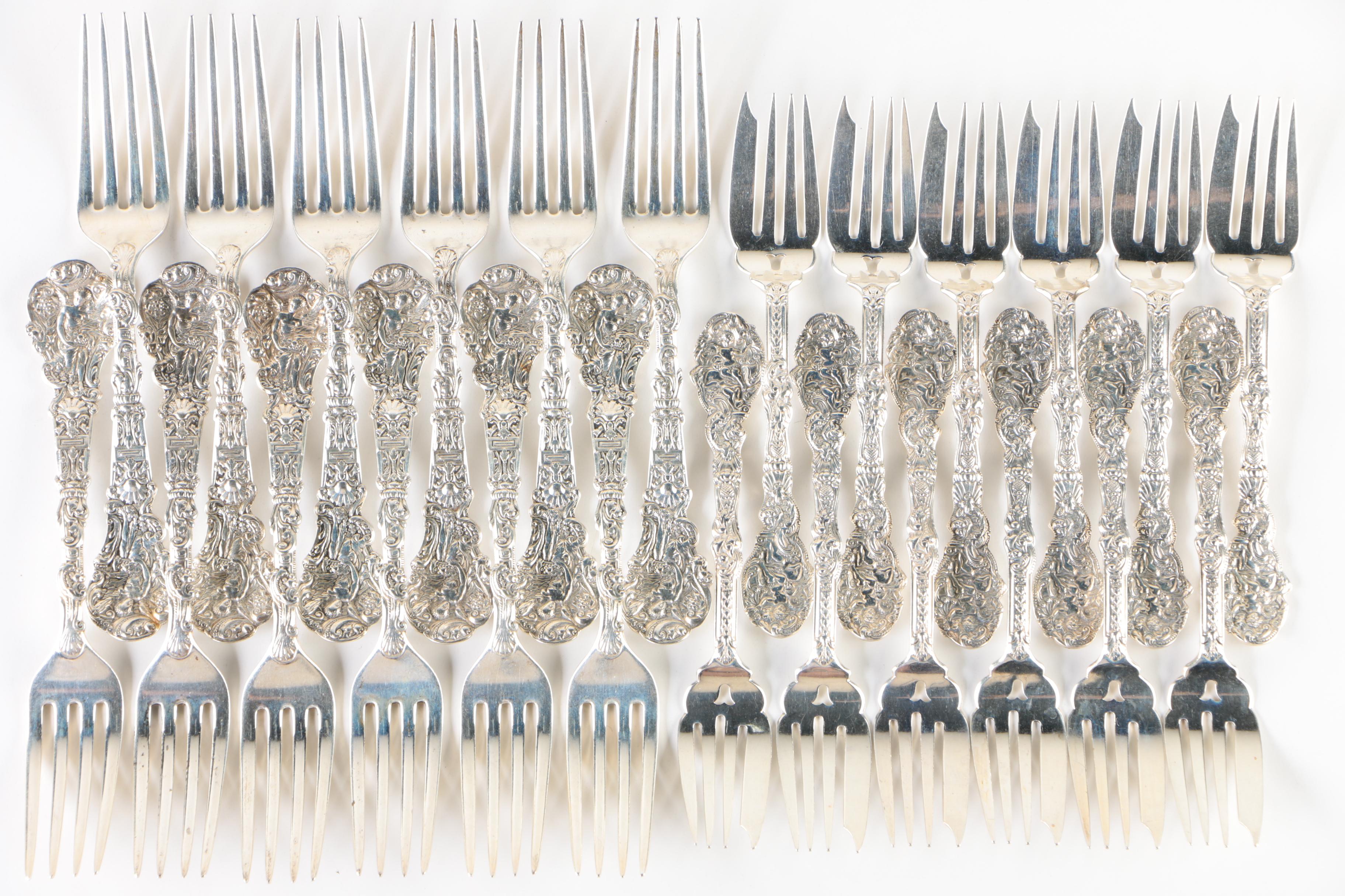 Gorham Sterling Silver "Versailles" Flatware, 20th Century