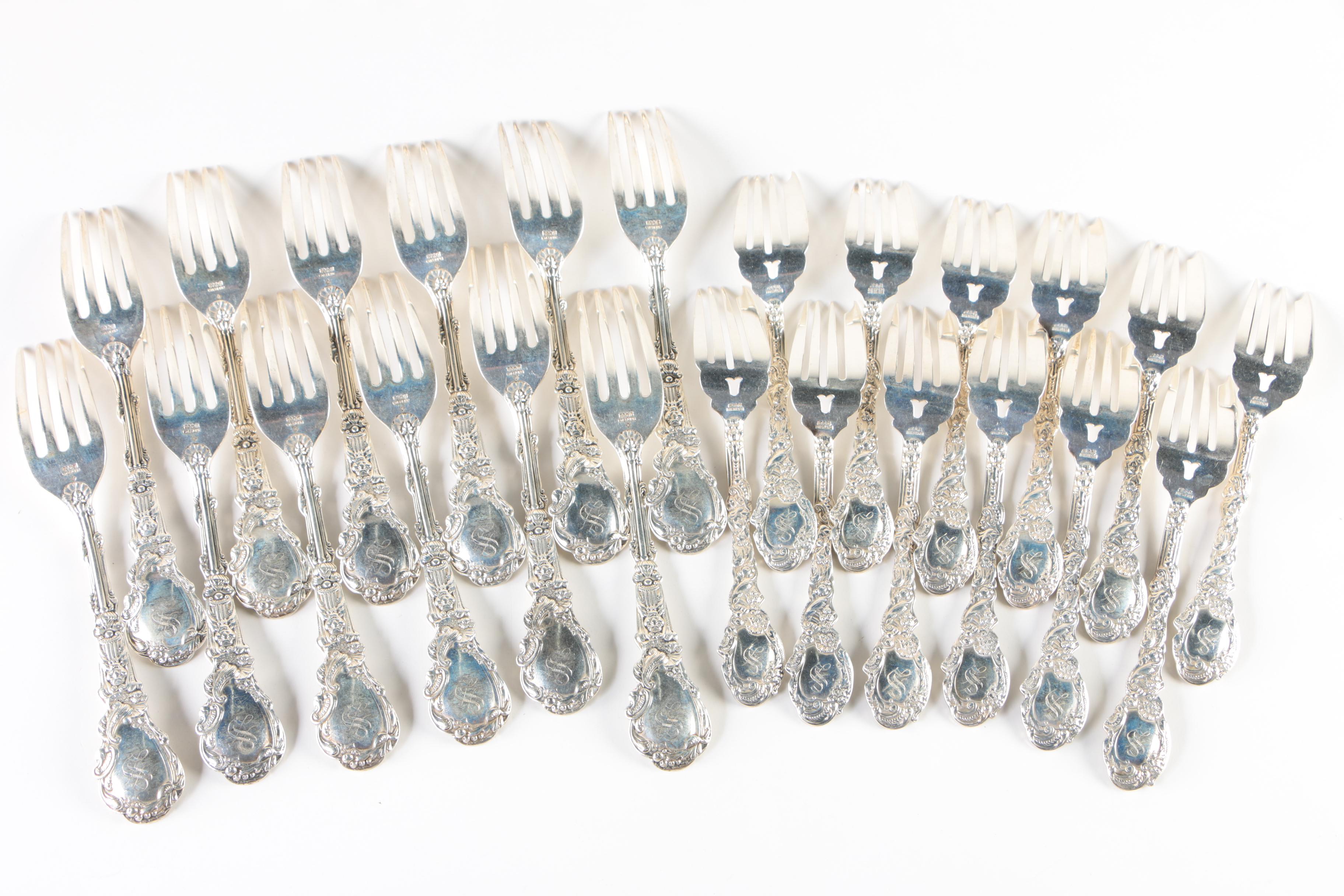 Gorham Sterling Silver "Versailles" Flatware, 20th Century