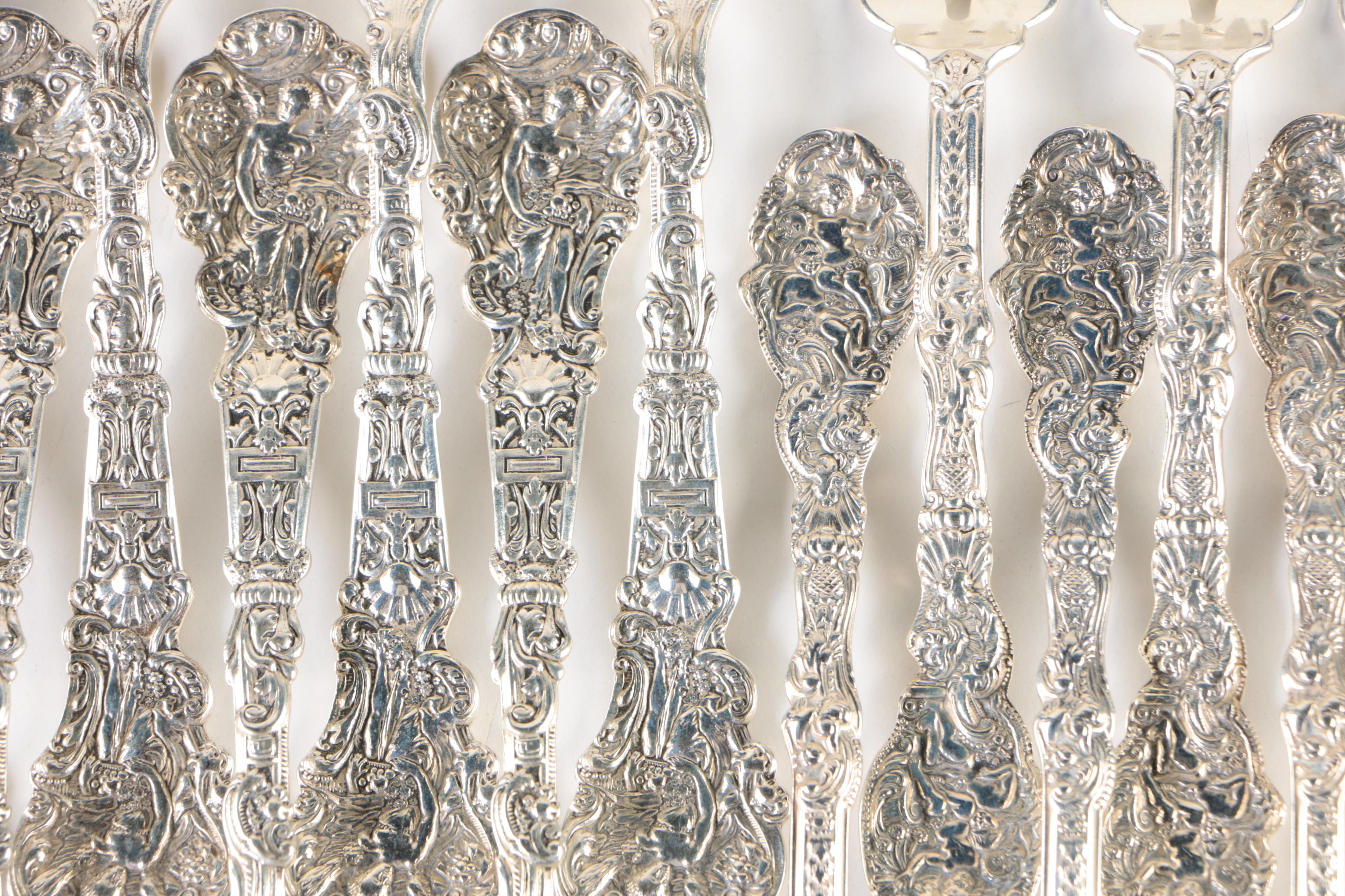 Gorham Sterling Silver "Versailles" Flatware, 20th Century