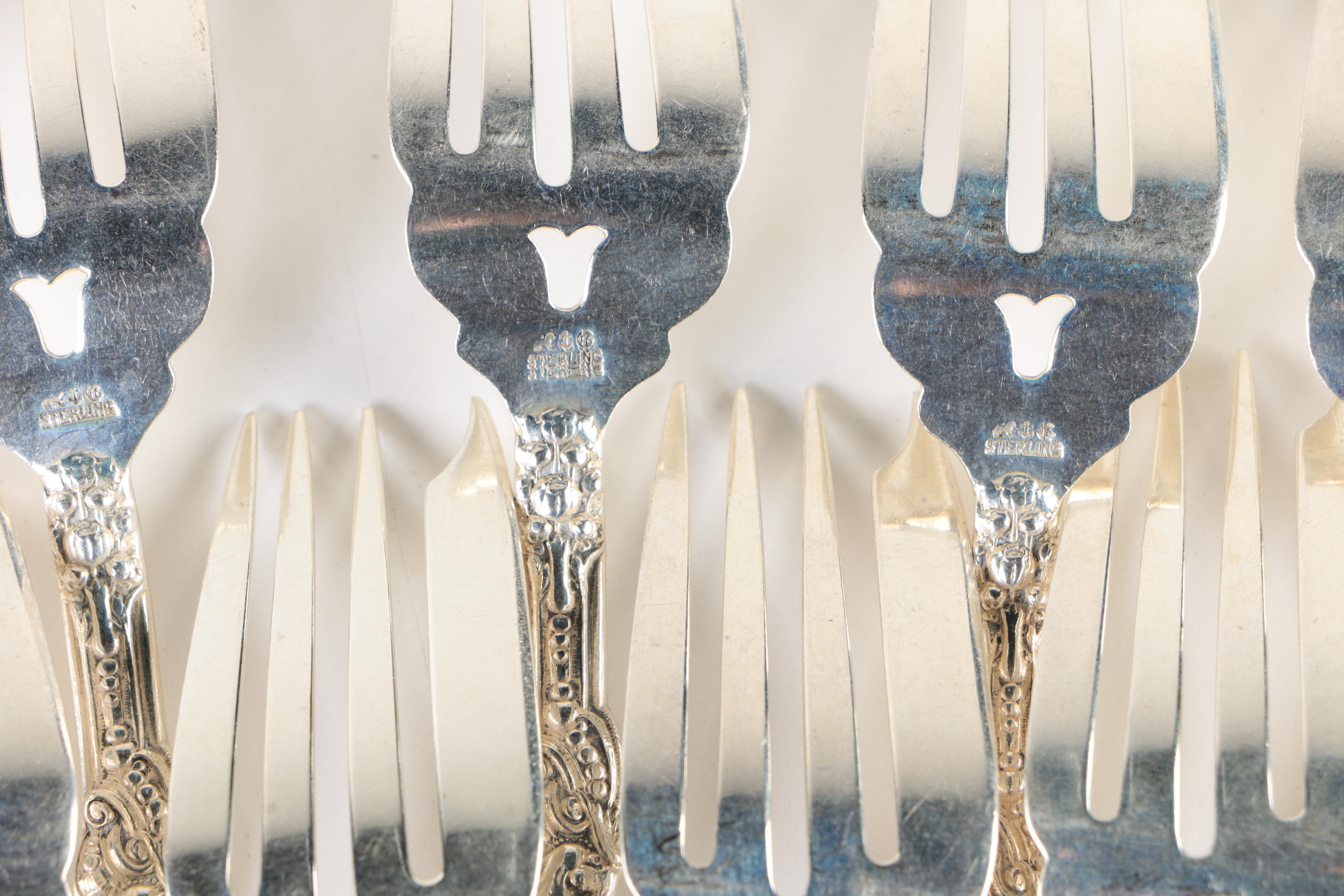 Gorham Sterling Silver "Versailles" Flatware, 20th Century