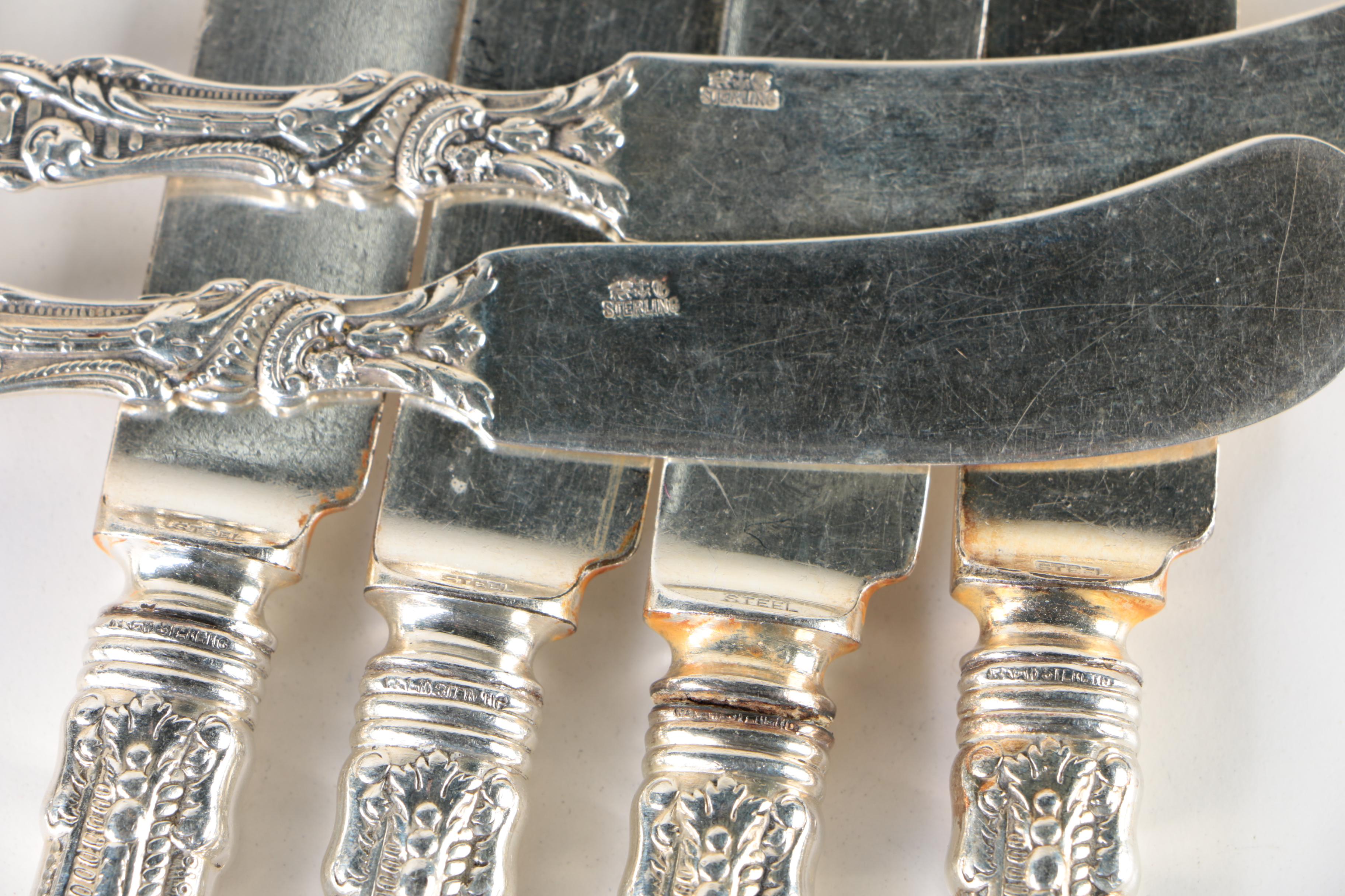 Gorham Sterling Silver "Versailles" Flatware, 20th Century