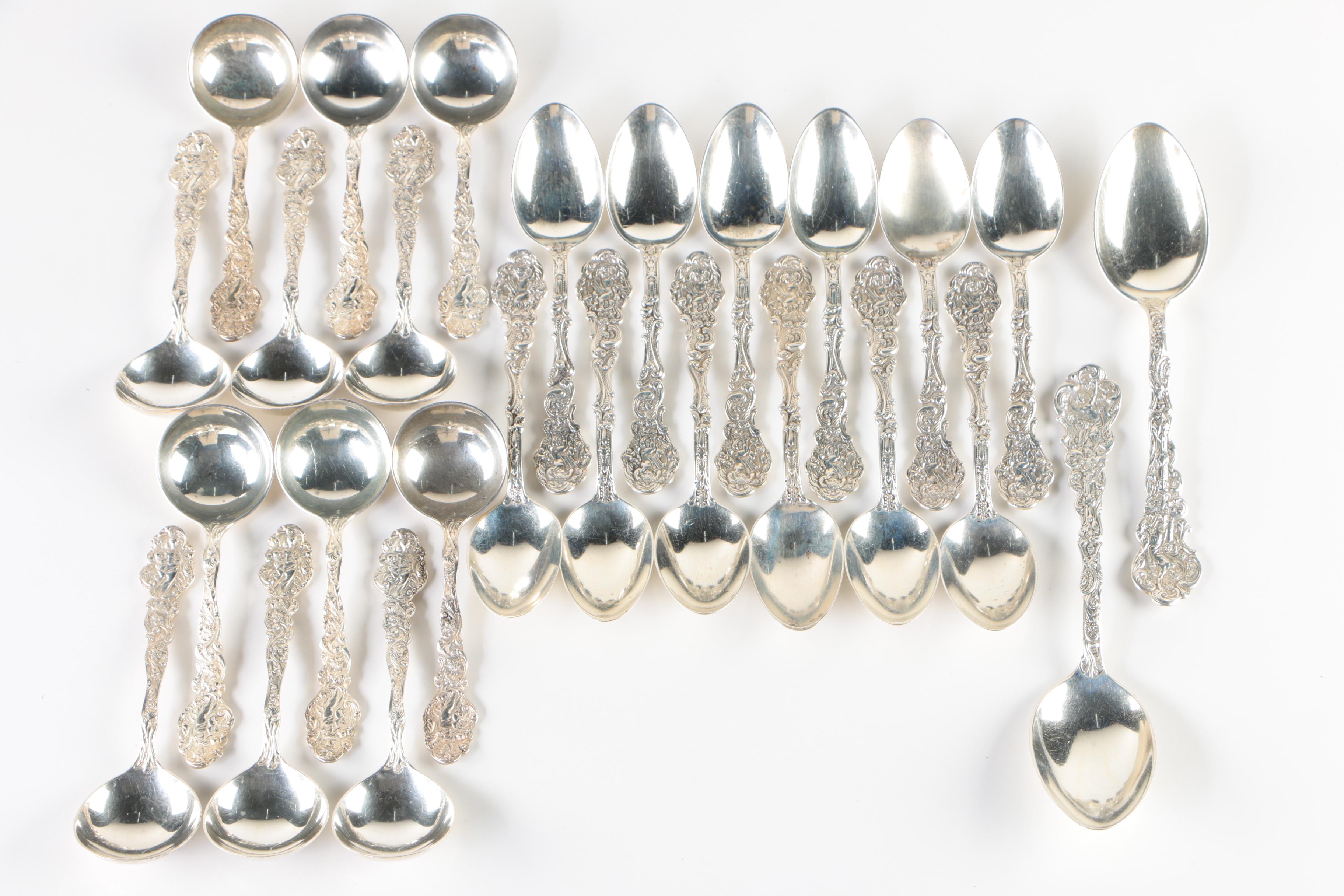 Gorham Sterling Silver "Versailles" Flatware, 20th Century