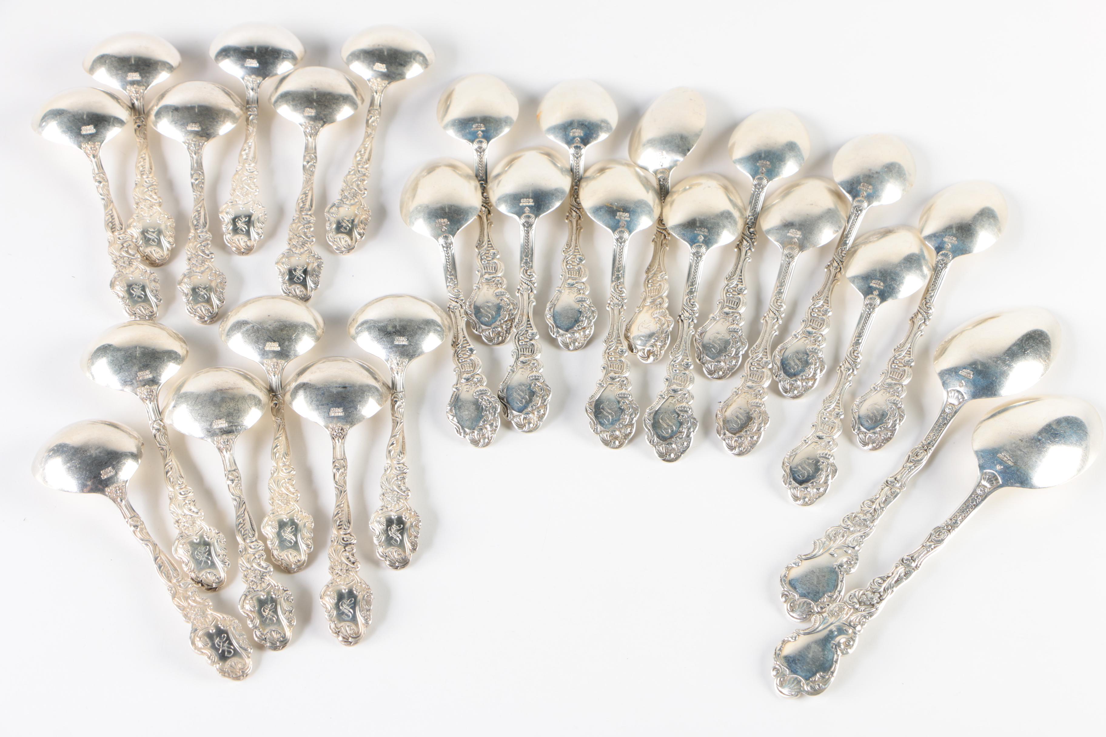 Gorham Sterling Silver "Versailles" Flatware, 20th Century