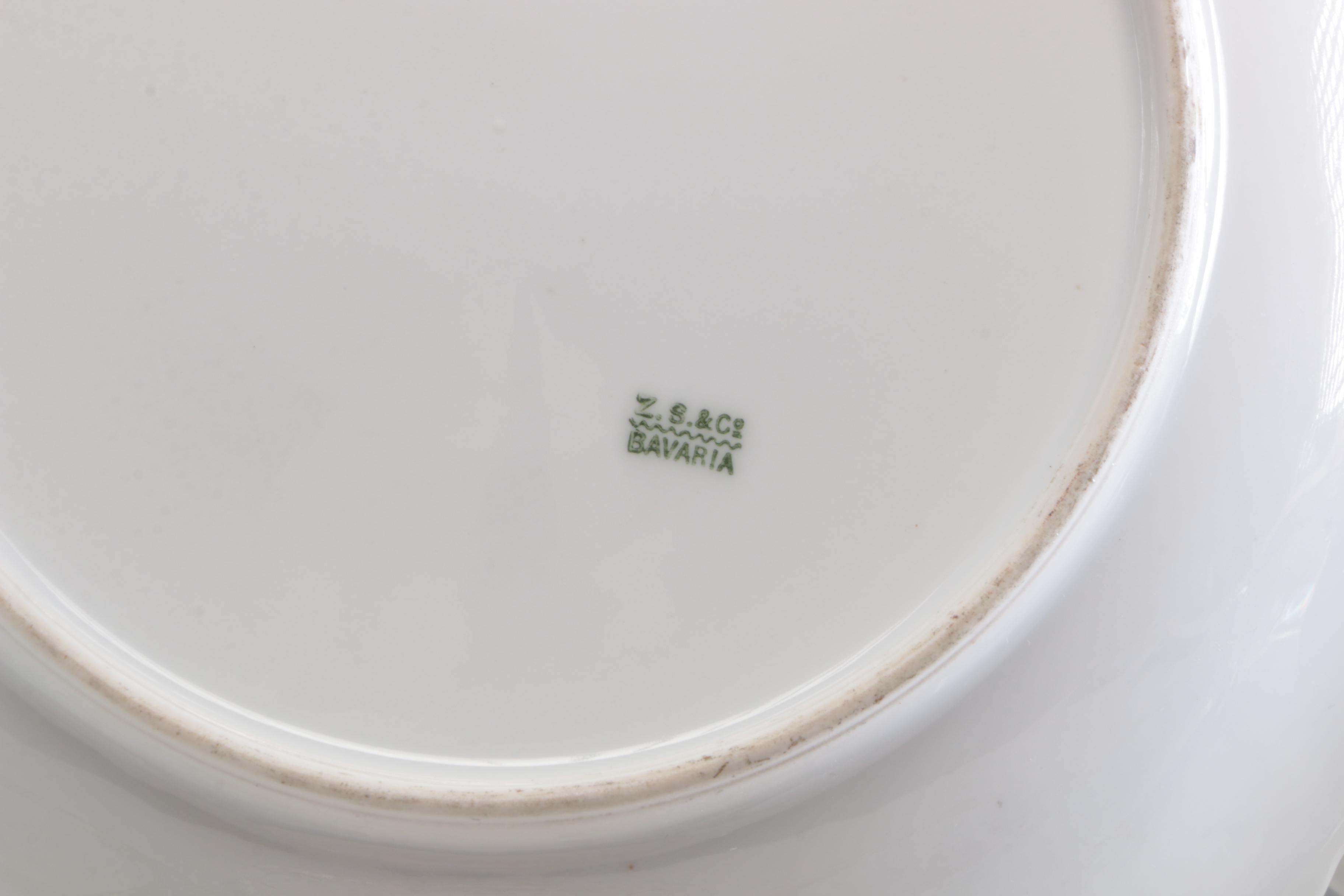 Haviland, Z S & Co., and Other Hand-Painted Porcelain Dinnerware