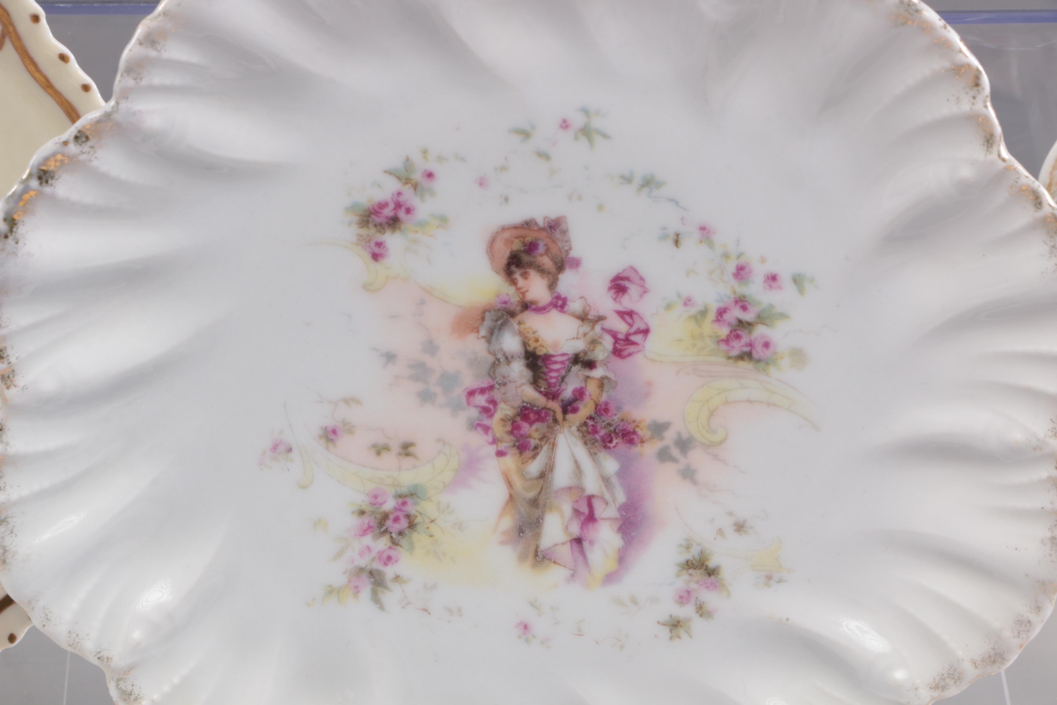 Haviland, Z S & Co., and Other Hand-Painted Porcelain Dinnerware