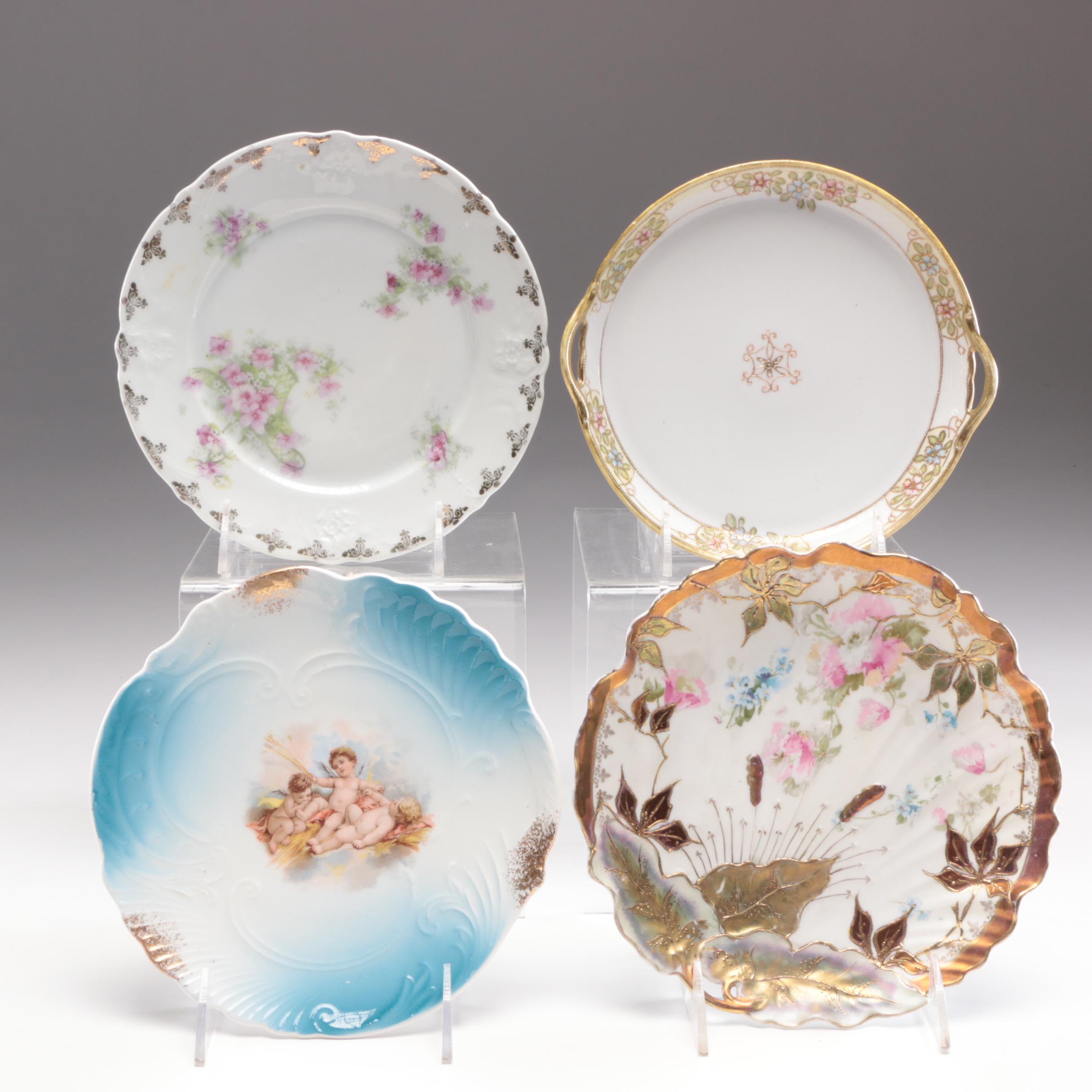Haviland, Z S & Co., and Other Hand-Painted Porcelain Dinnerware
