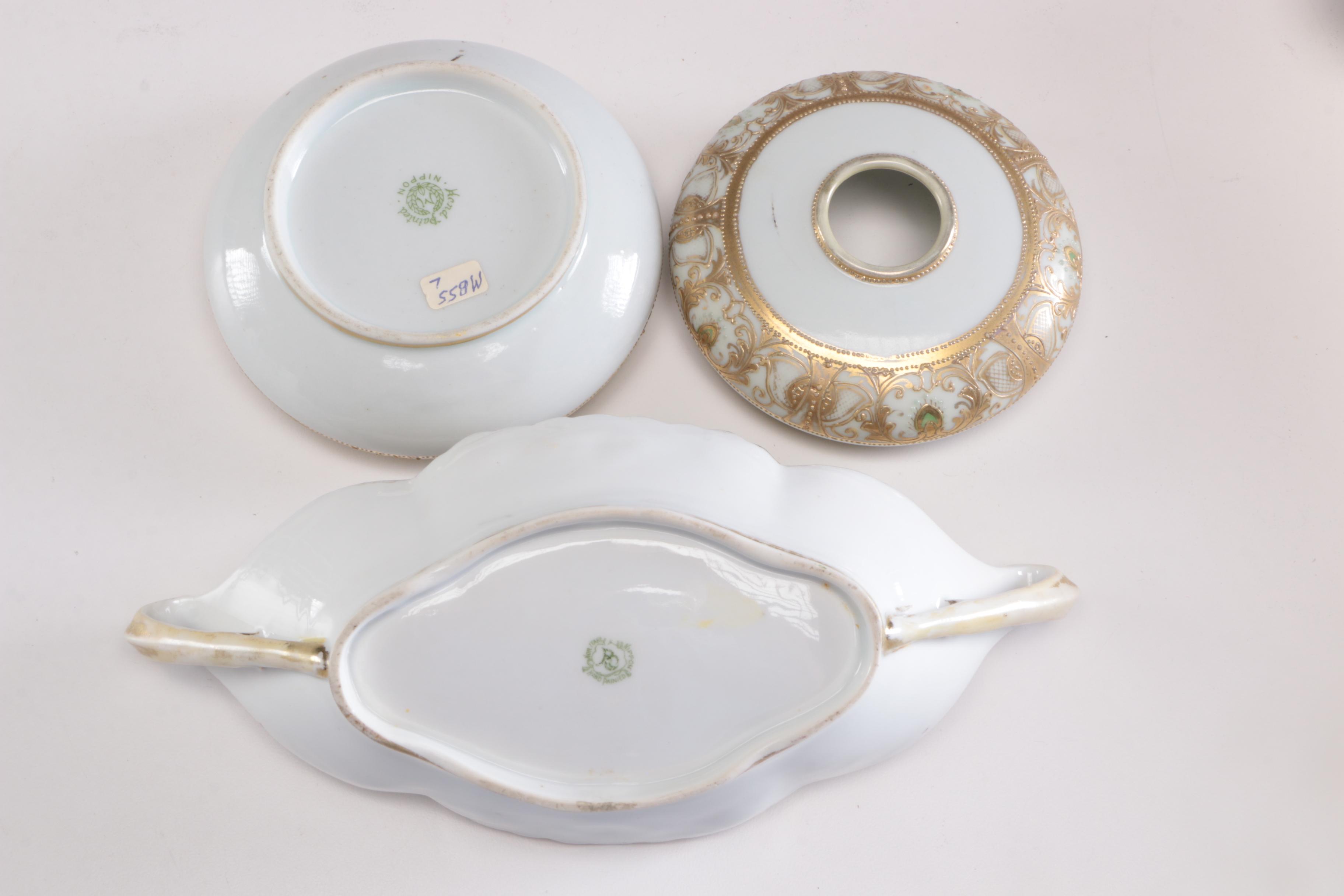 Haviland, Z S & Co., and Other Hand-Painted Porcelain Dinnerware