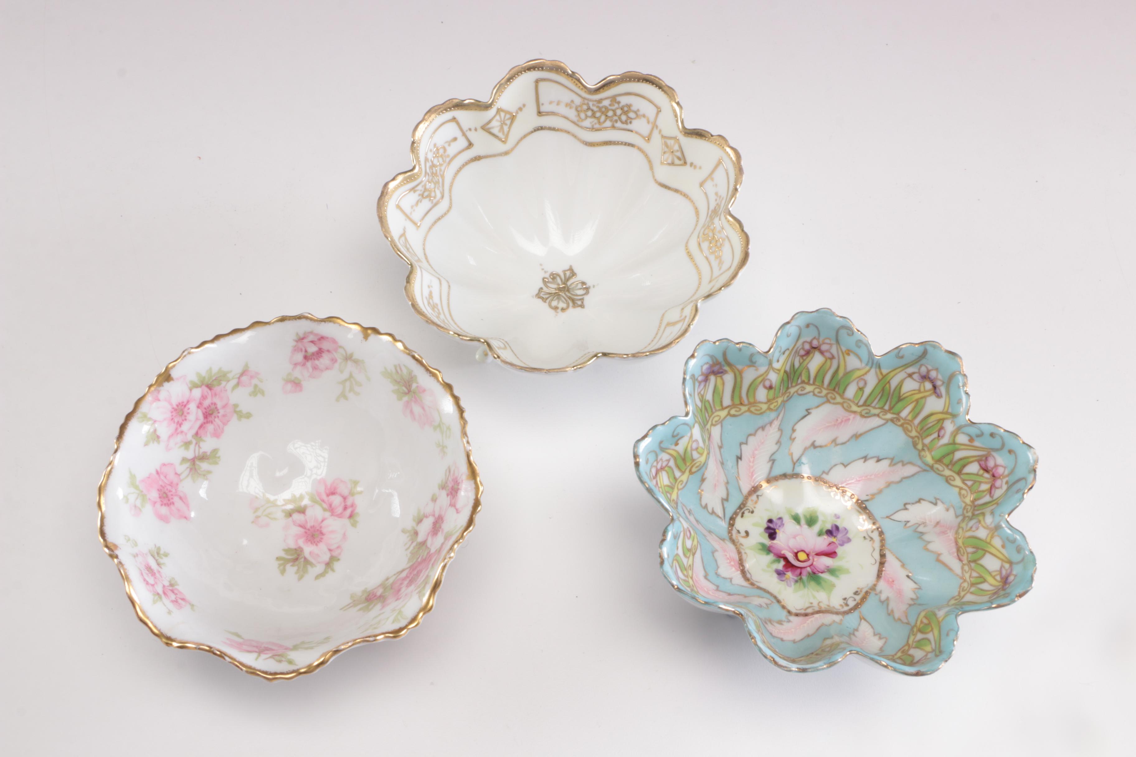 Haviland, Z S & Co., and Other Hand-Painted Porcelain Dinnerware