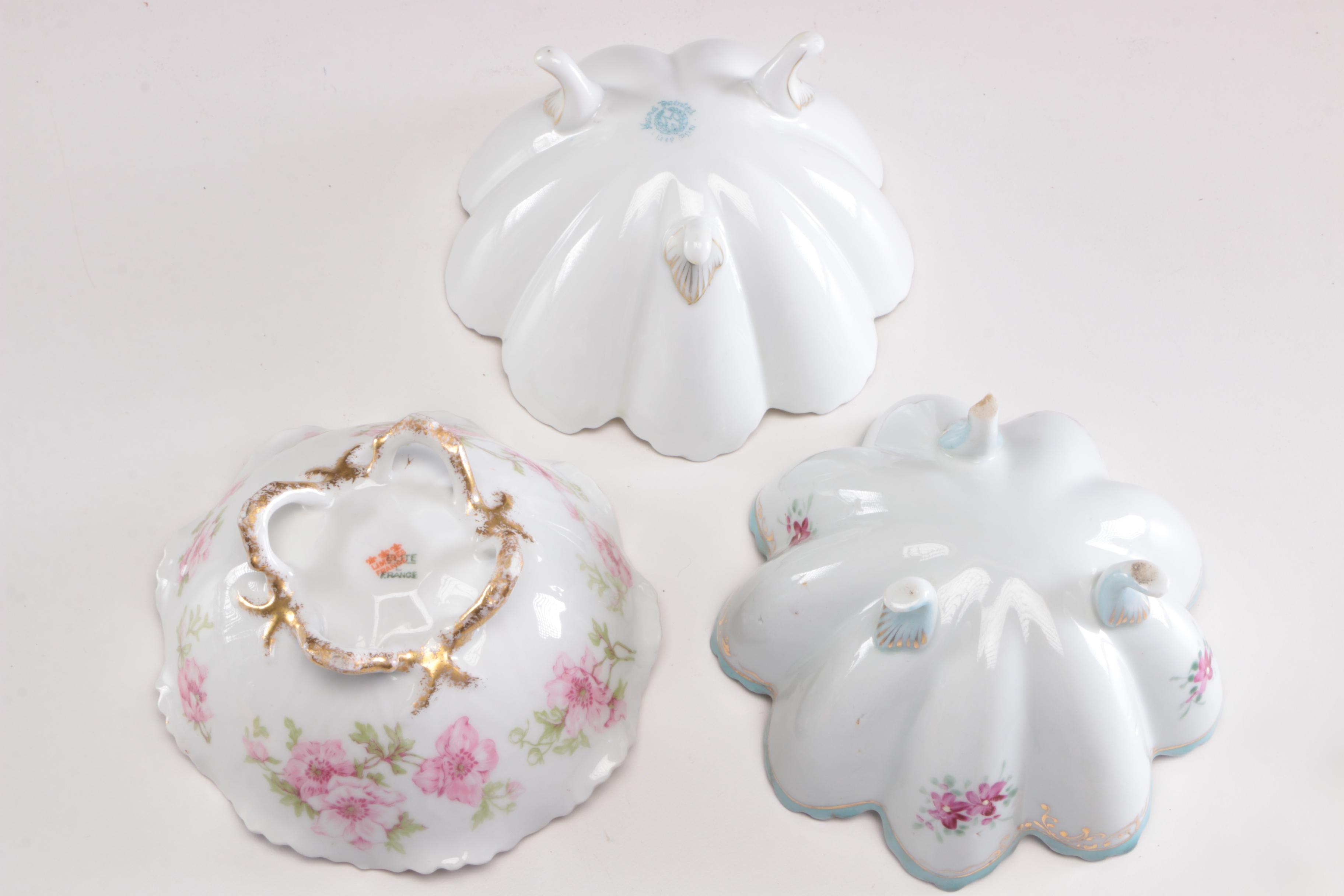 Haviland, Z S & Co., and Other Hand-Painted Porcelain Dinnerware