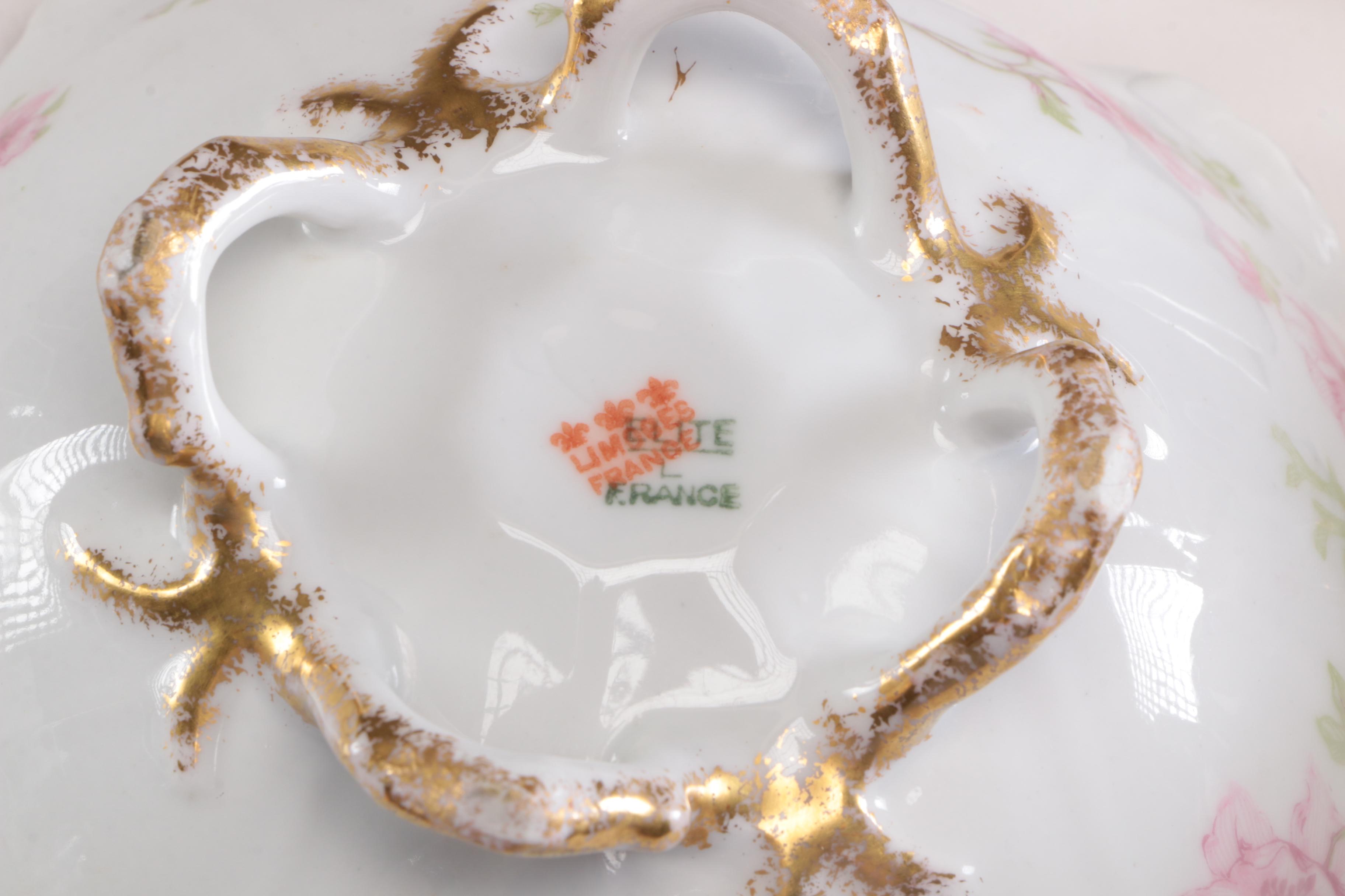 Haviland, Z S & Co., and Other Hand-Painted Porcelain Dinnerware