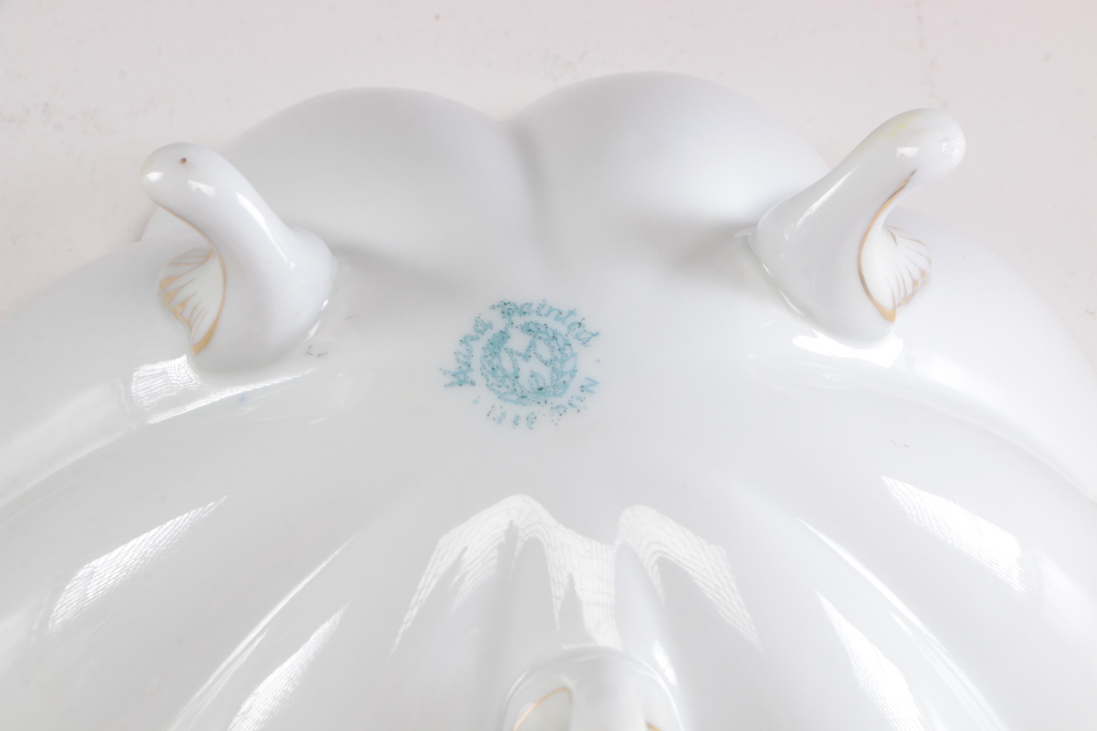 Haviland, Z S & Co., and Other Hand-Painted Porcelain Dinnerware