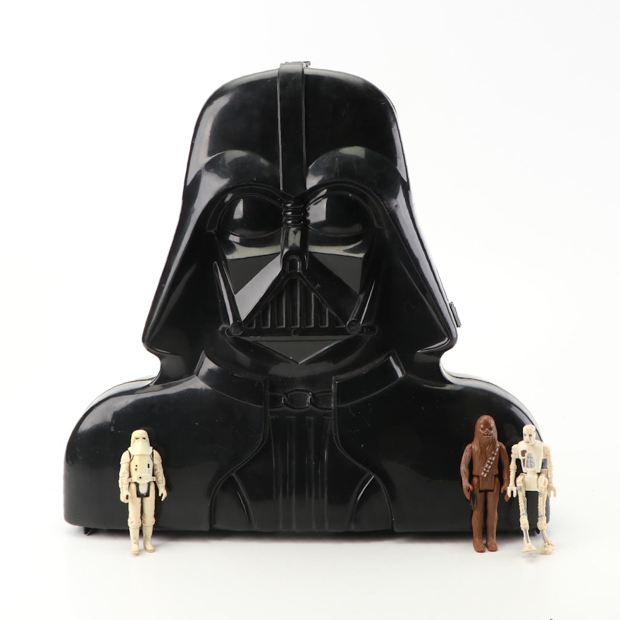 1980s "Star Wars" Action Figures and Darth Vader Case