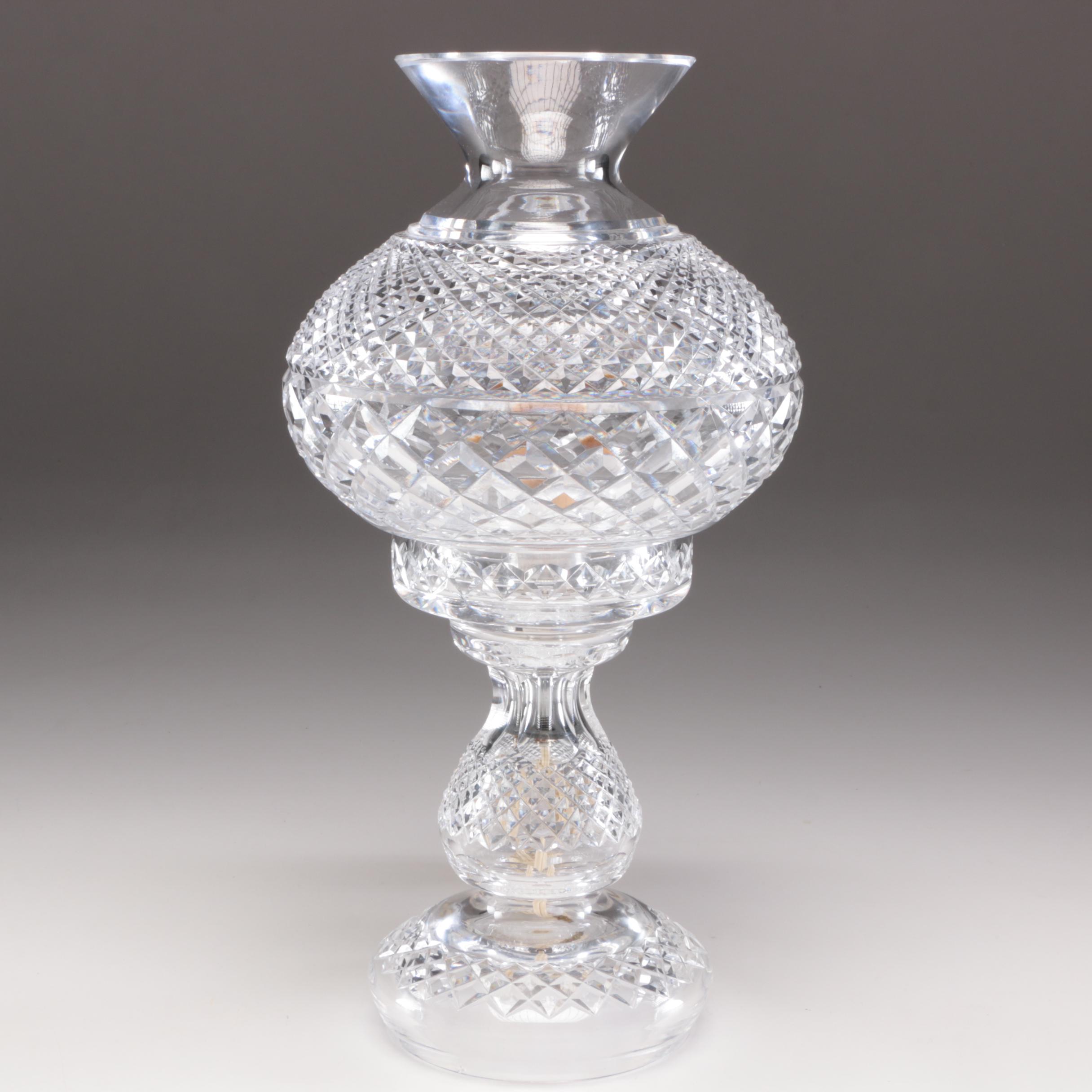 Waterford Crystal "Inishmaan" Hurricane Lamp