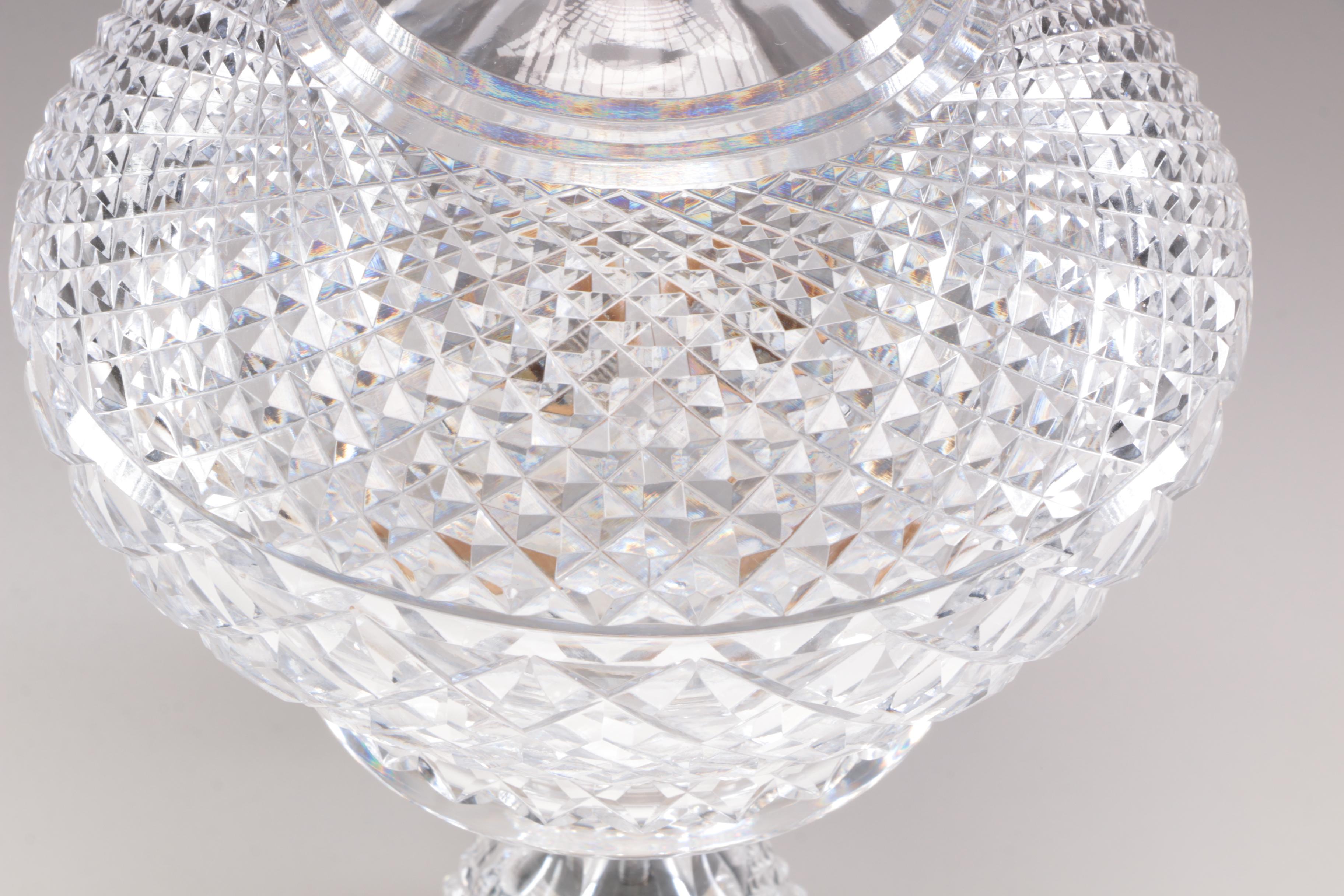 Waterford Crystal "Inishmaan" Hurricane Lamp