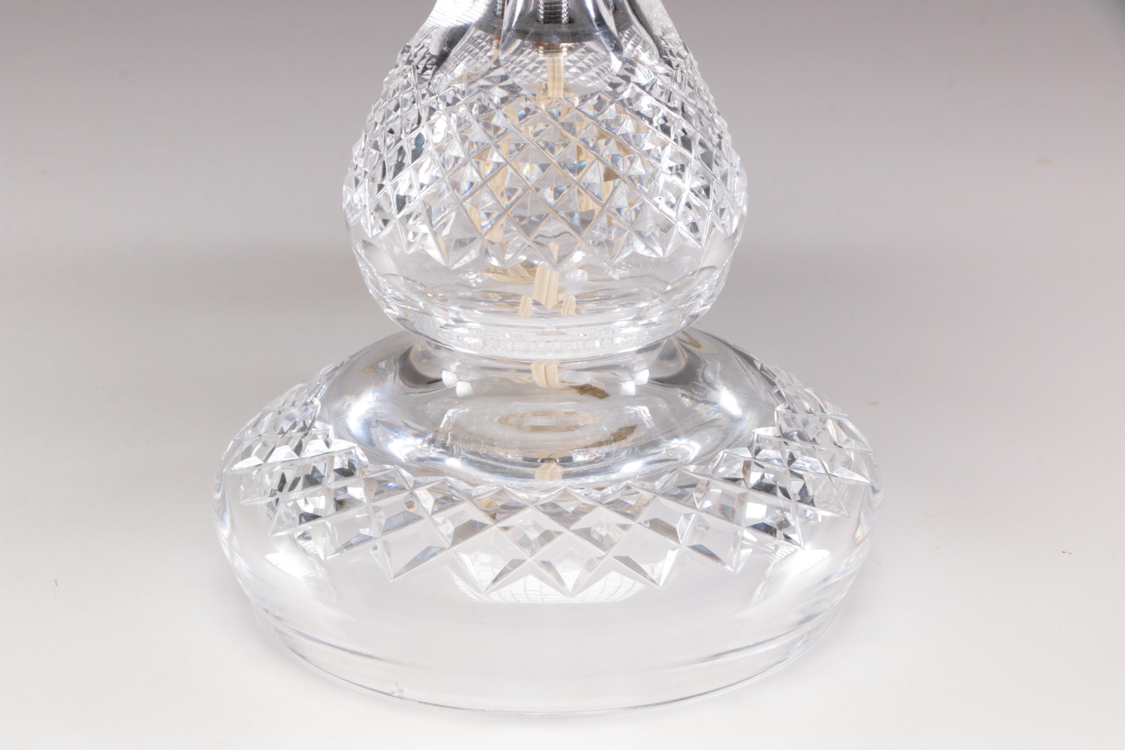 Waterford Crystal "Inishmaan" Hurricane Lamp