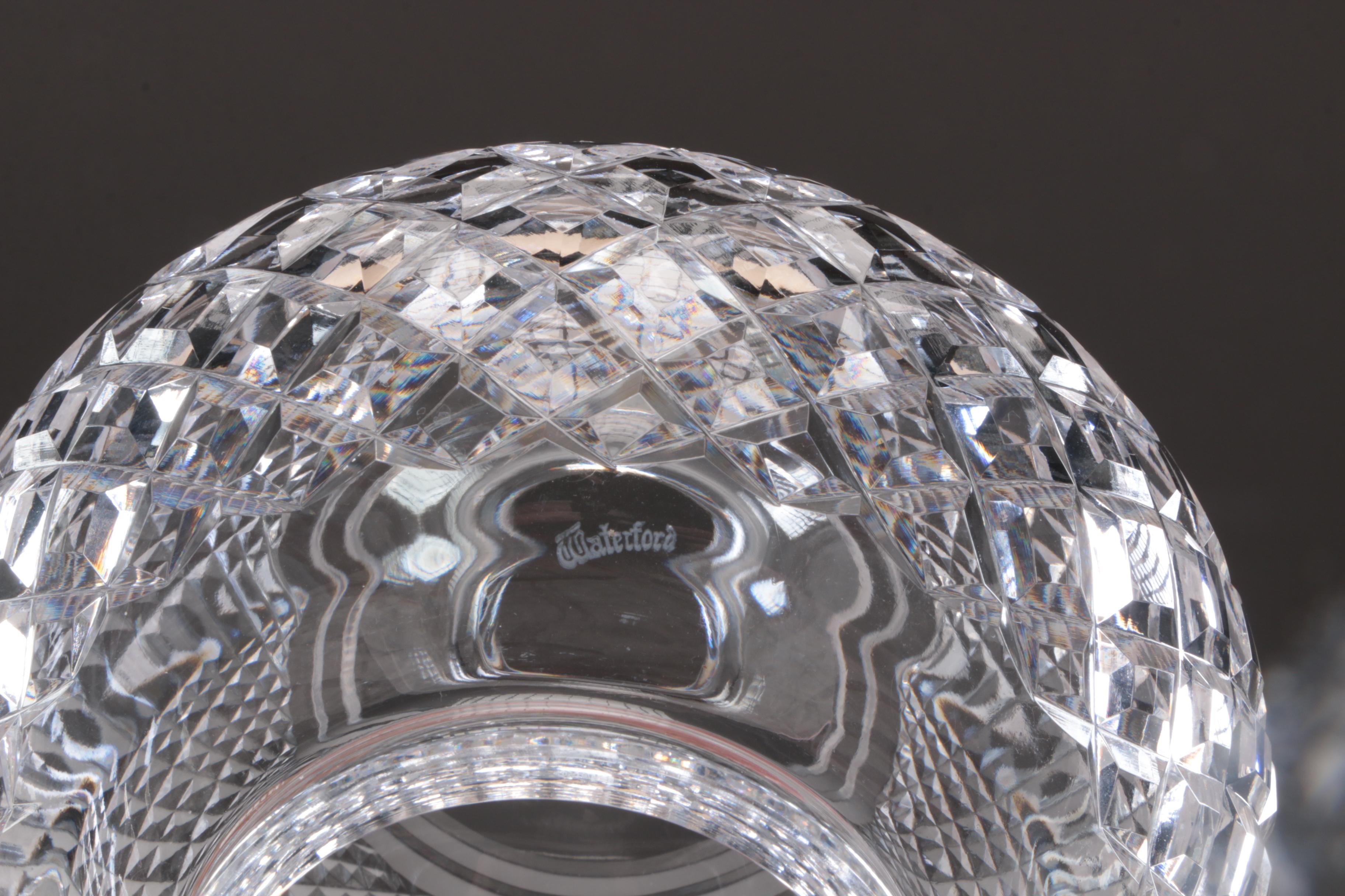 Waterford Crystal "Inishmaan" Hurricane Lamp