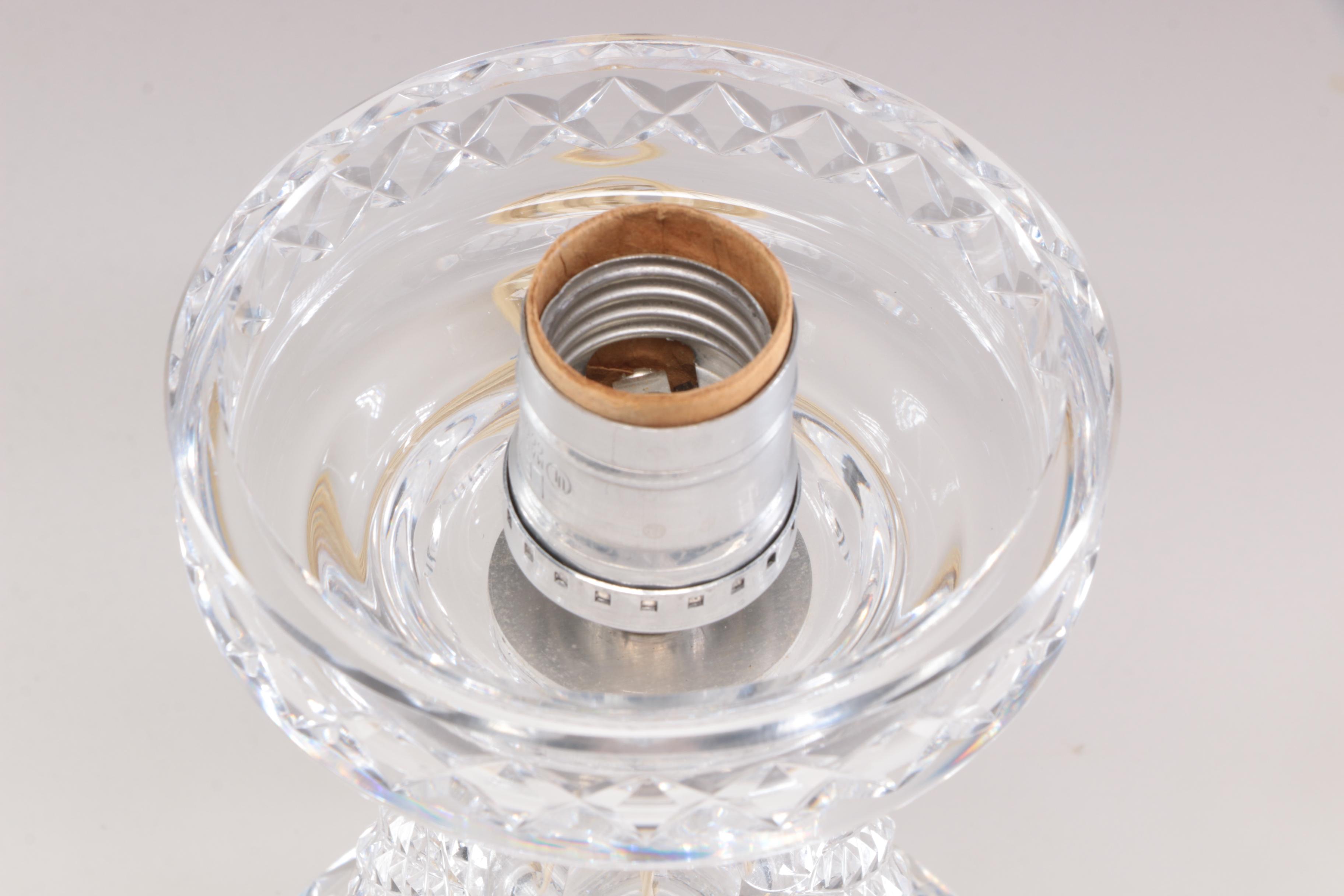 Waterford Crystal "Inishmaan" Hurricane Lamp