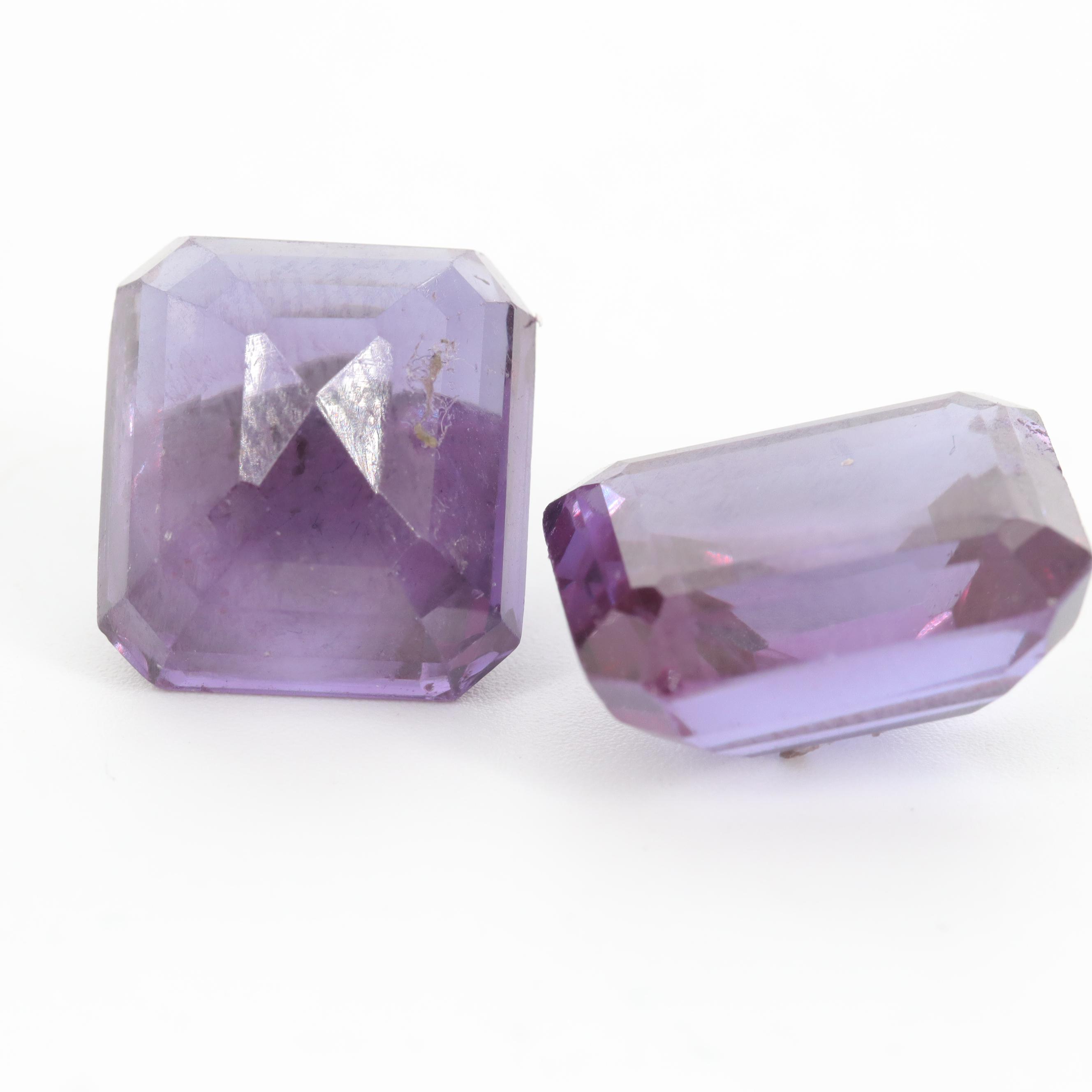 Loose 110.67 CT Synthetic Corundum Gemstones