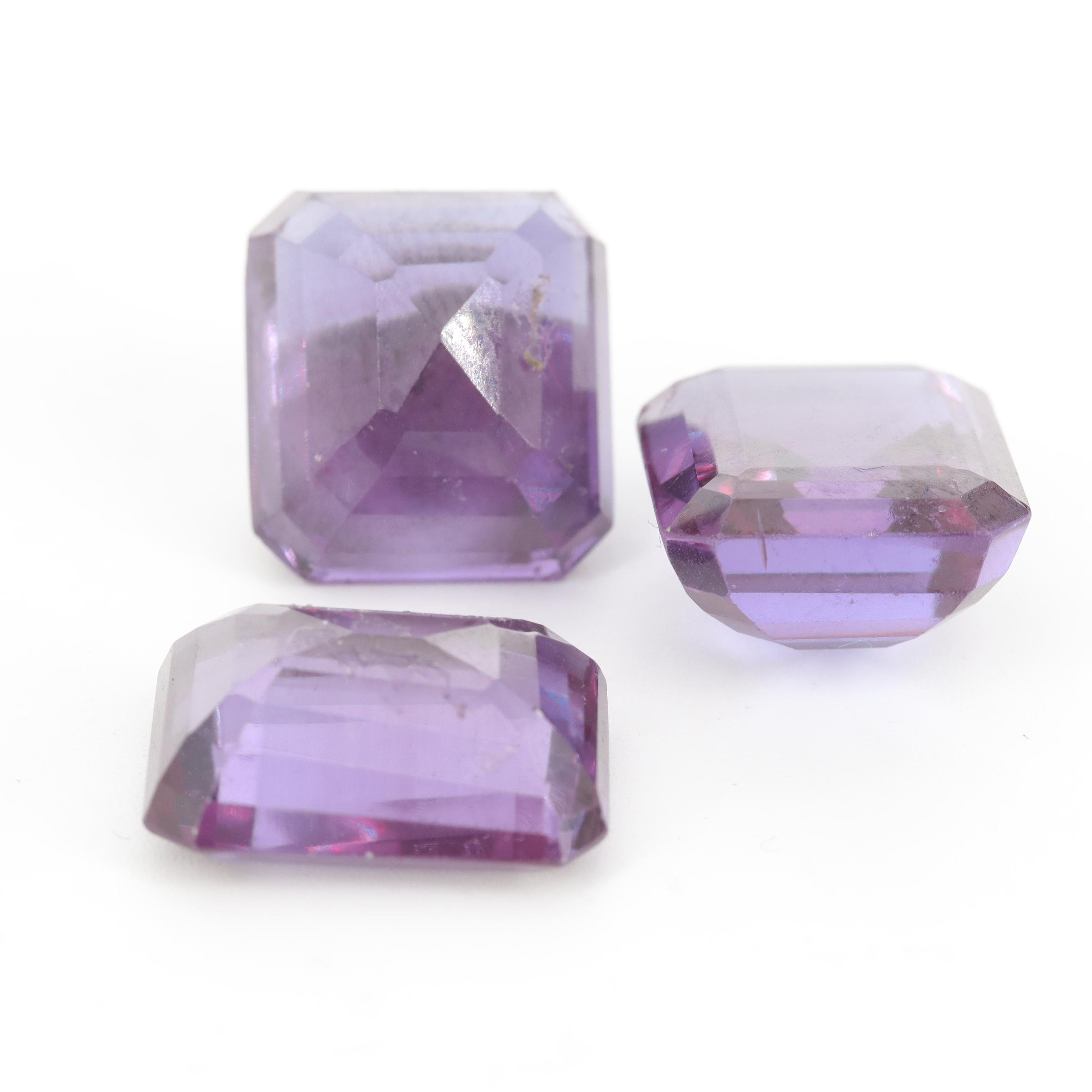 Loose 110.67 CT Synthetic Corundum Gemstones