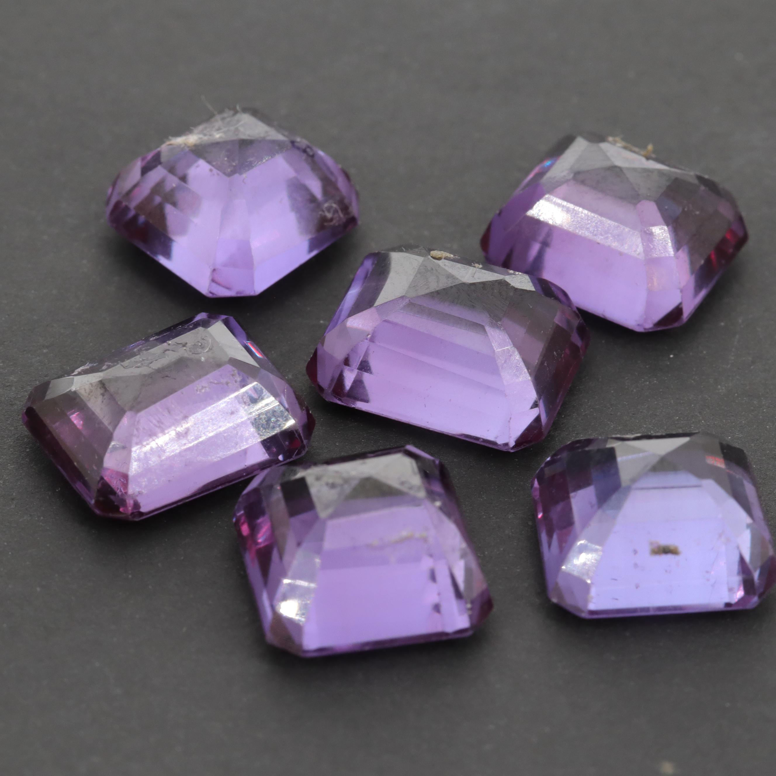 Loose 110.67 CT Synthetic Corundum Gemstones