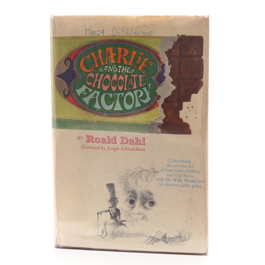 1964 First Printing "Charlie and the Chocolate Factory" by Roald Dahl