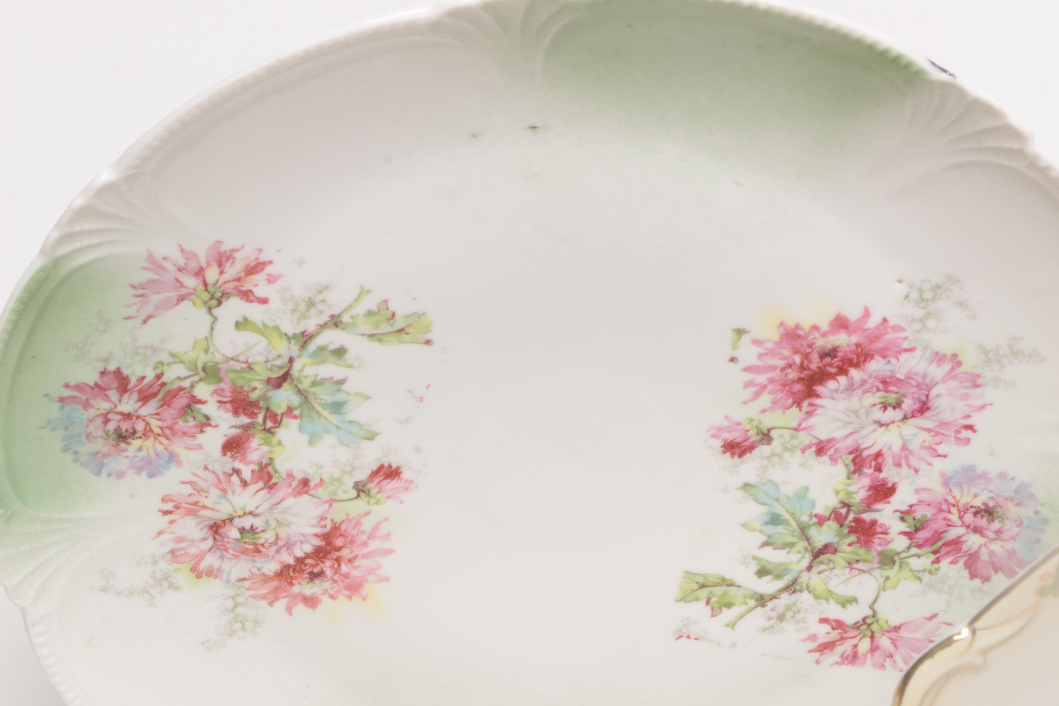 Schwarzburg, Rossetti, and Other Hand-Painted Porcelain Serveware