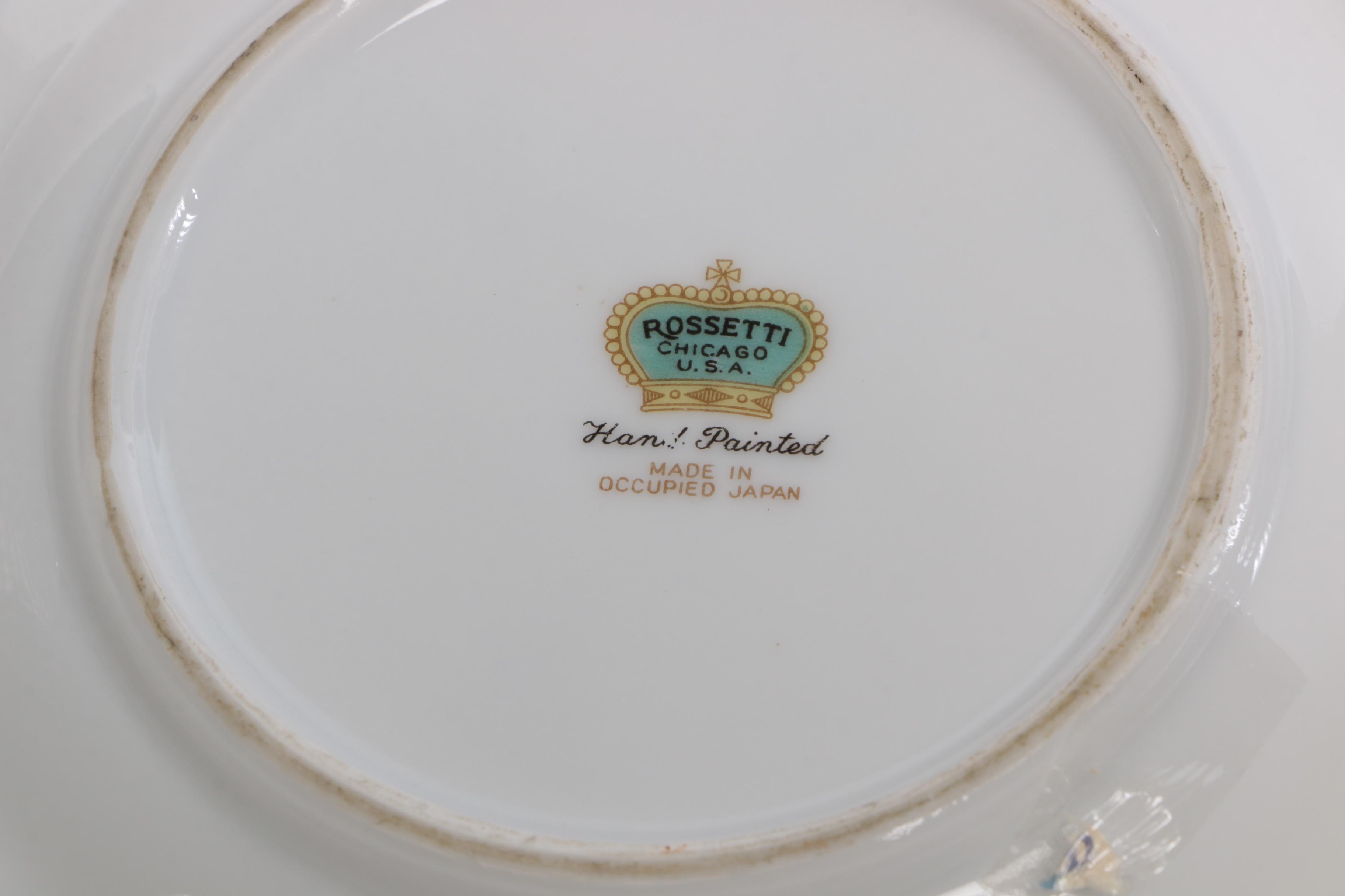 Schwarzburg, Rossetti, and Other Hand-Painted Porcelain Serveware