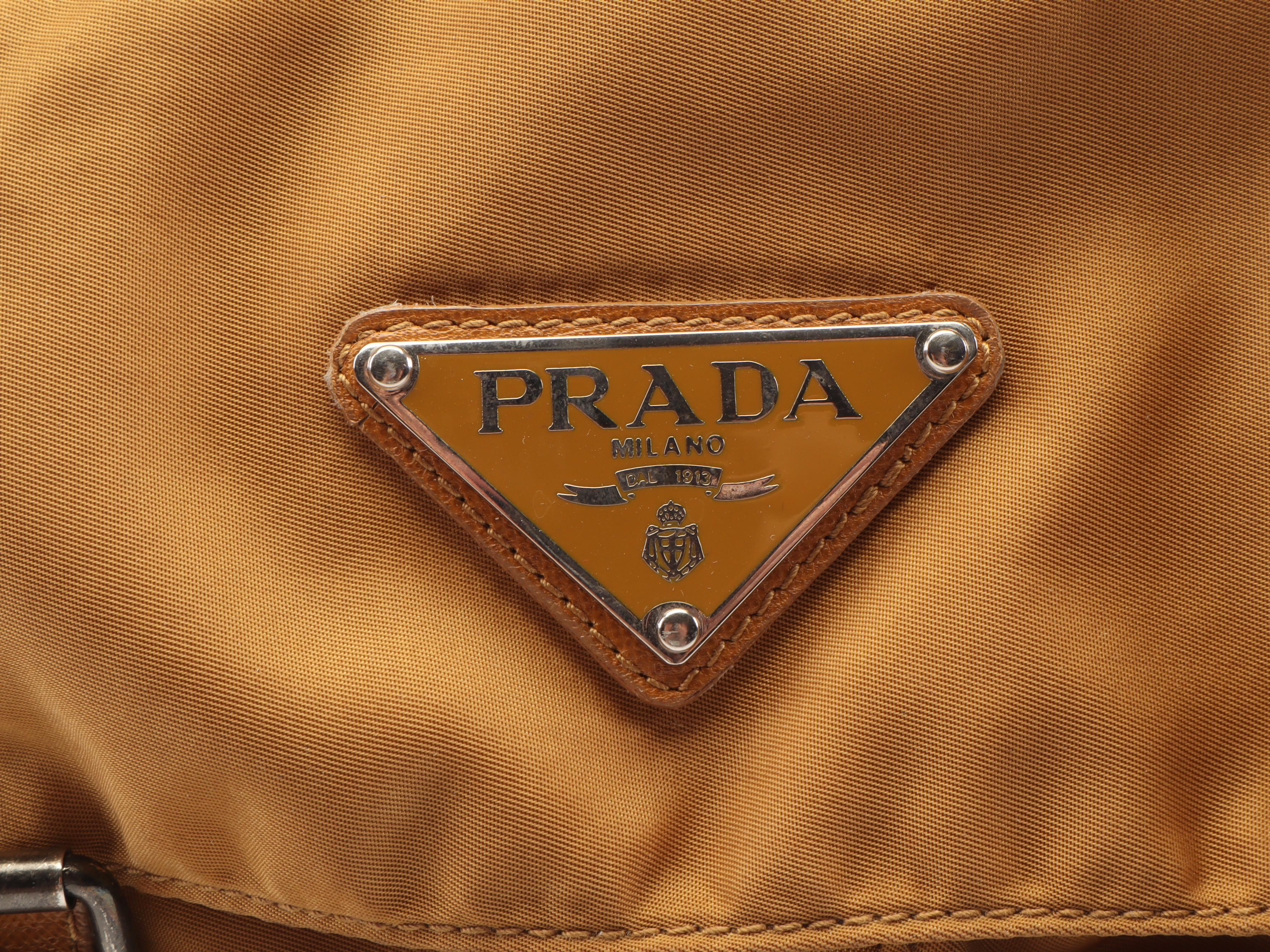 Prada Tessuto Nylon and Saffiano Leather Messenger Bag