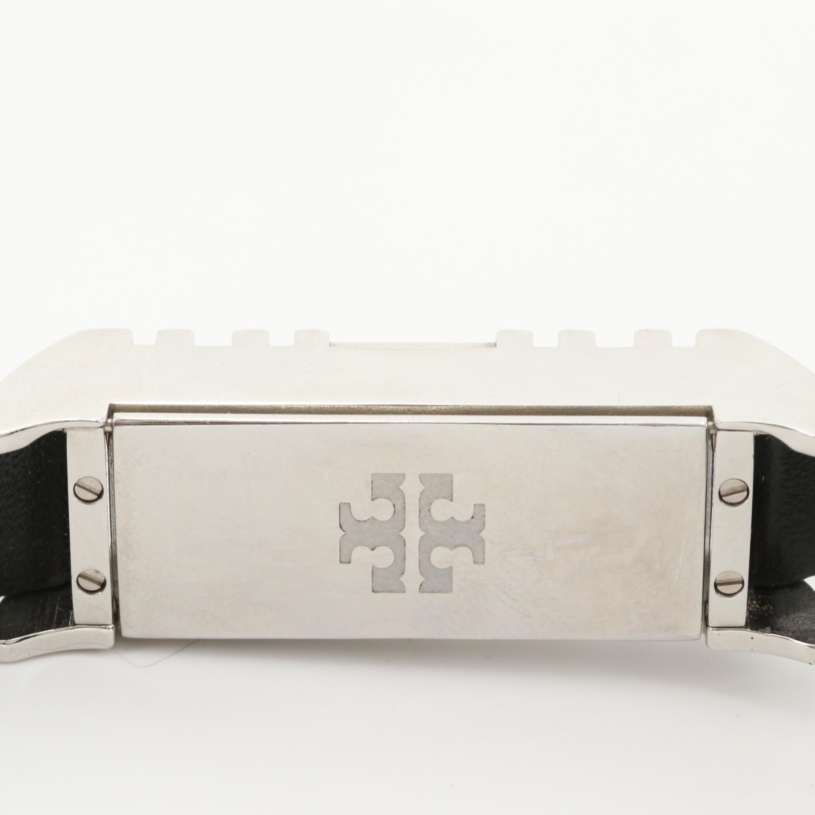 Tory Burch for Fitbit Double Wrap Leather Bracelet Includes Instruction Card