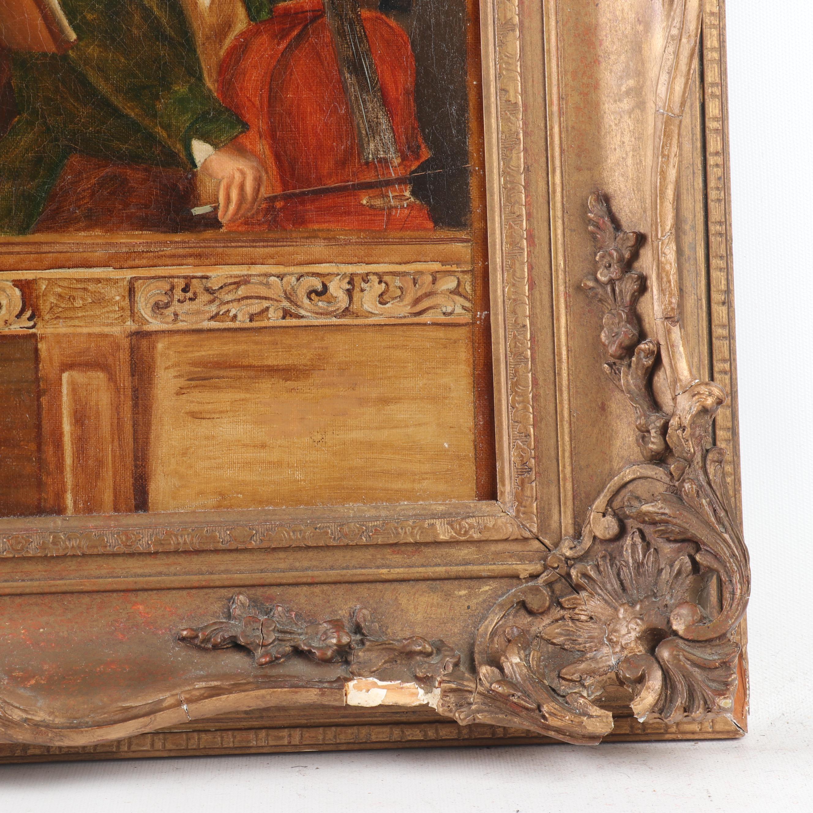 Copy Oil Painting after Thomas Webster "A Village Choir"