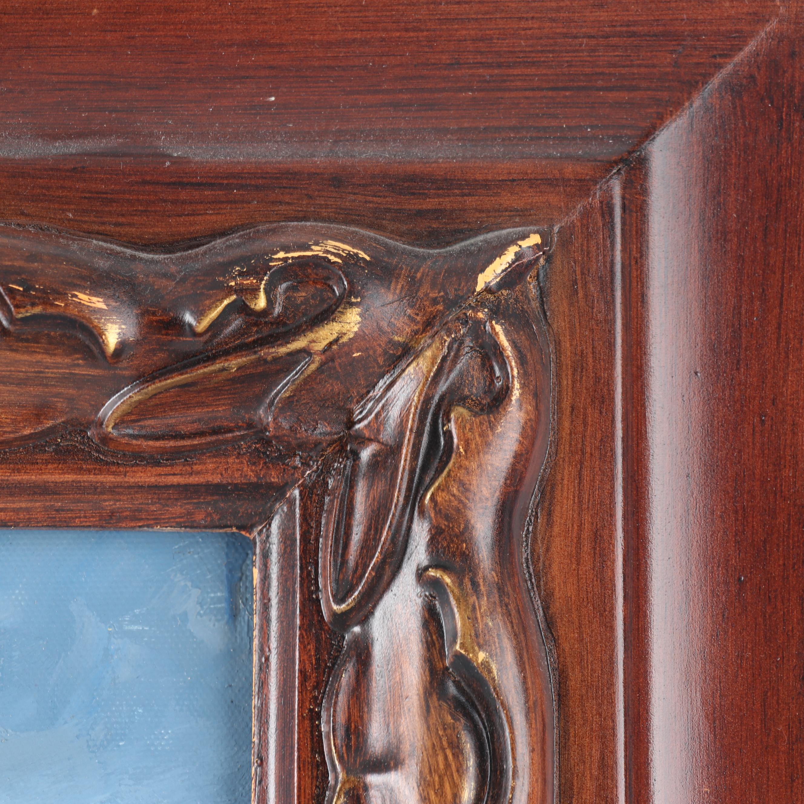 Angel Seaside Harbor Oil Painting