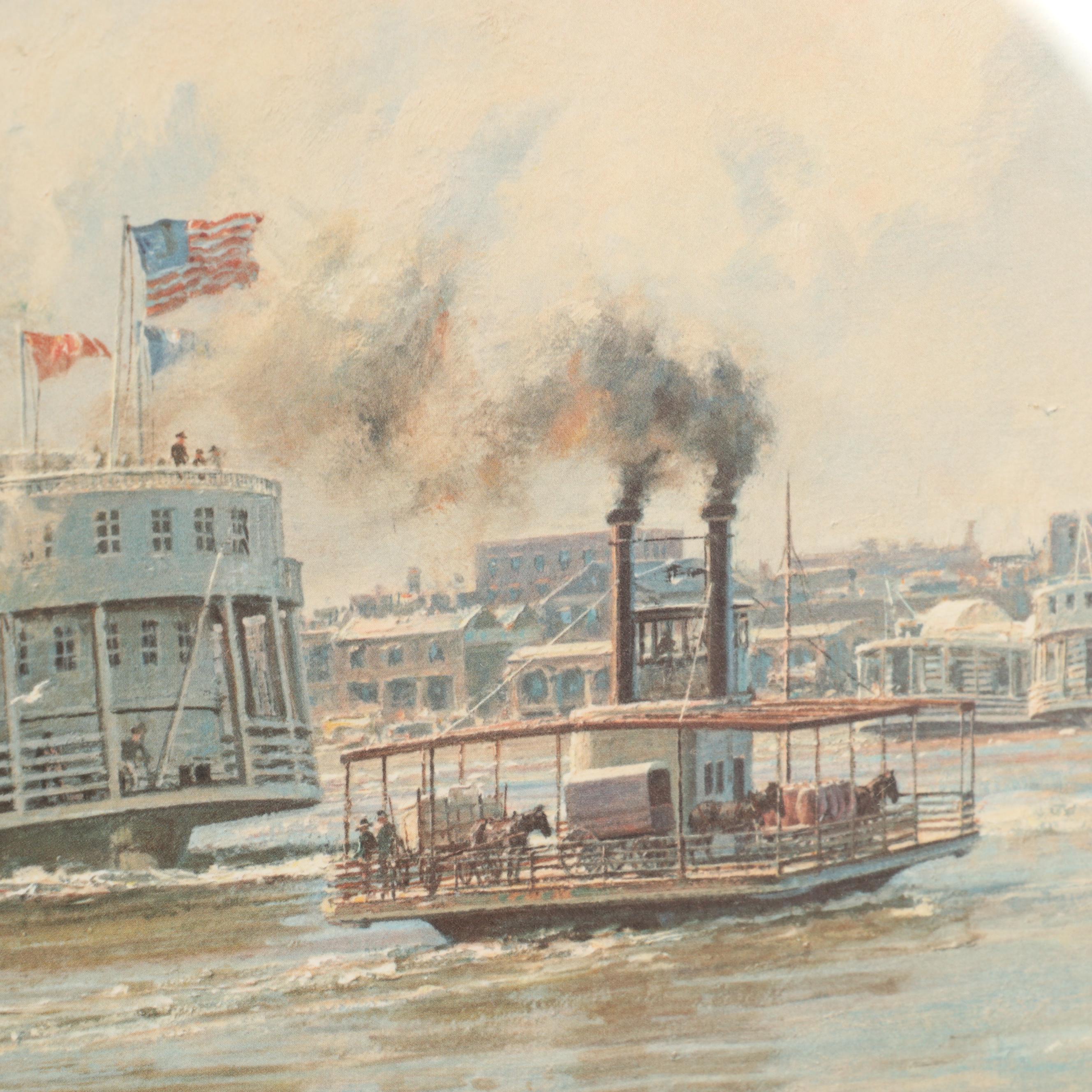 John Stobart Offset Lithograph "Robert E. Lee Leaving the Crescent City"