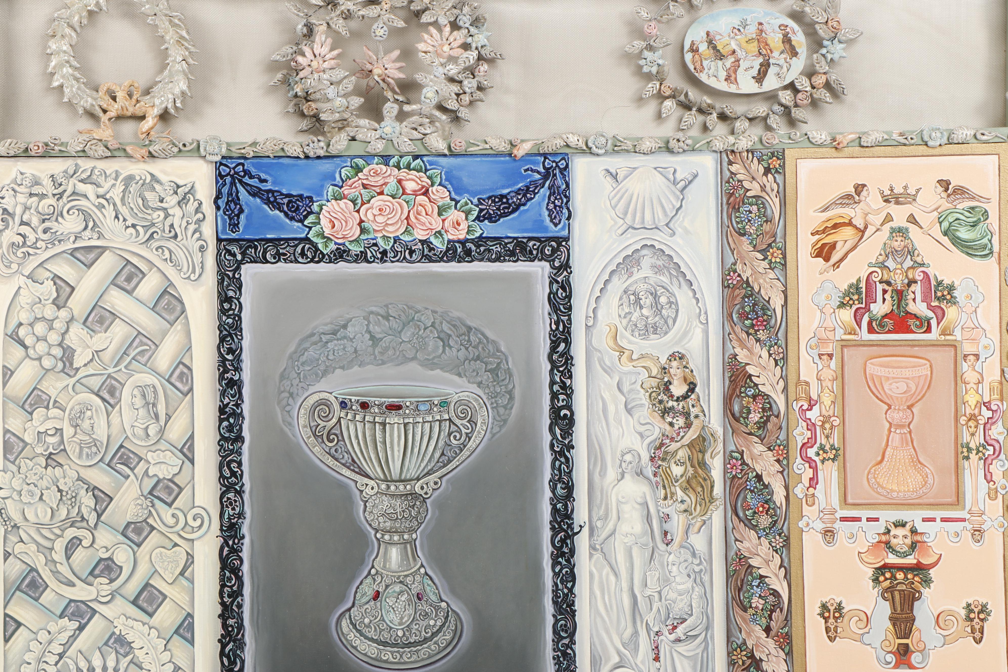 Anne Horwedel Mixed Media Work "Legend of the Silver Cup"