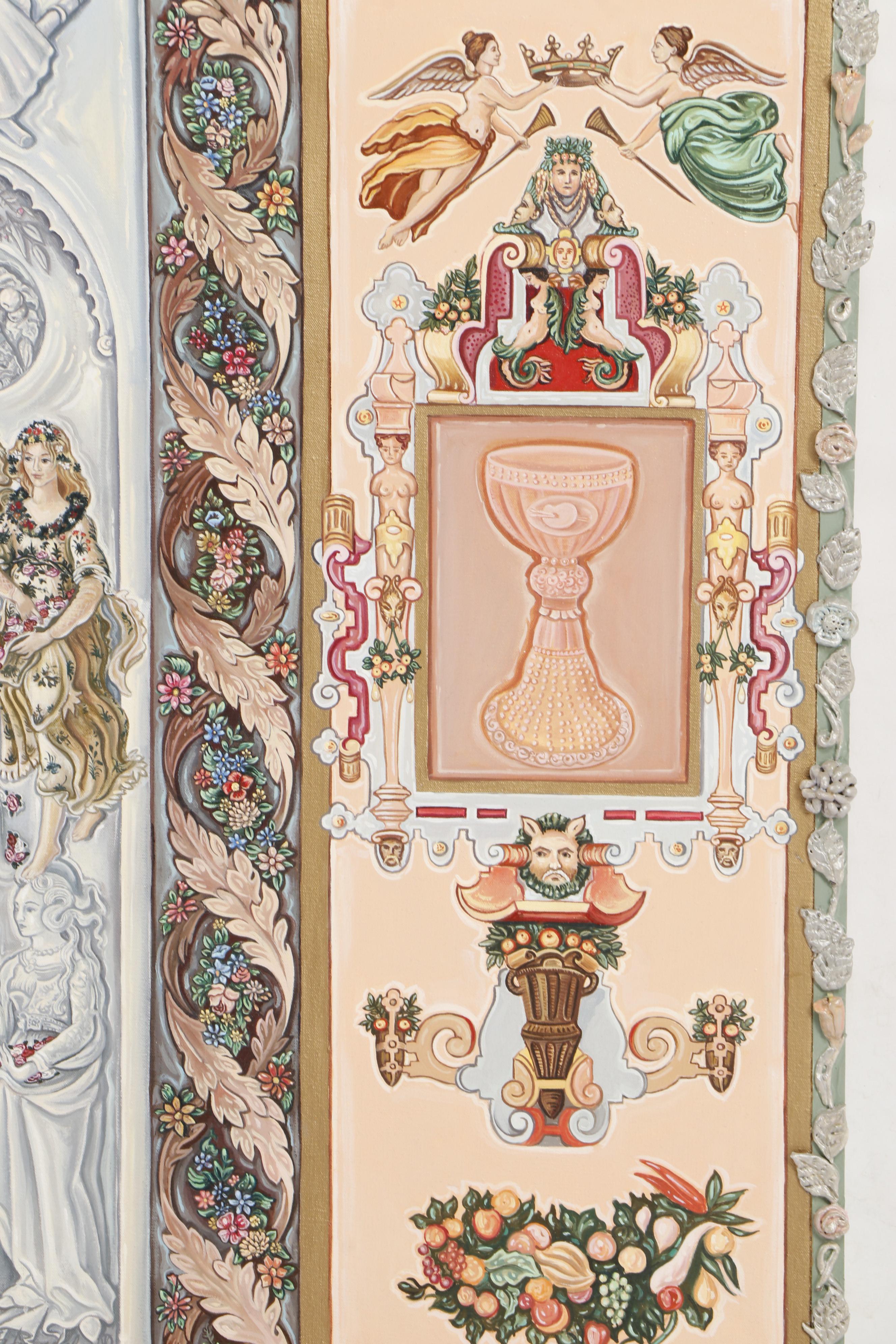 Anne Horwedel Mixed Media Work "Legend of the Silver Cup"