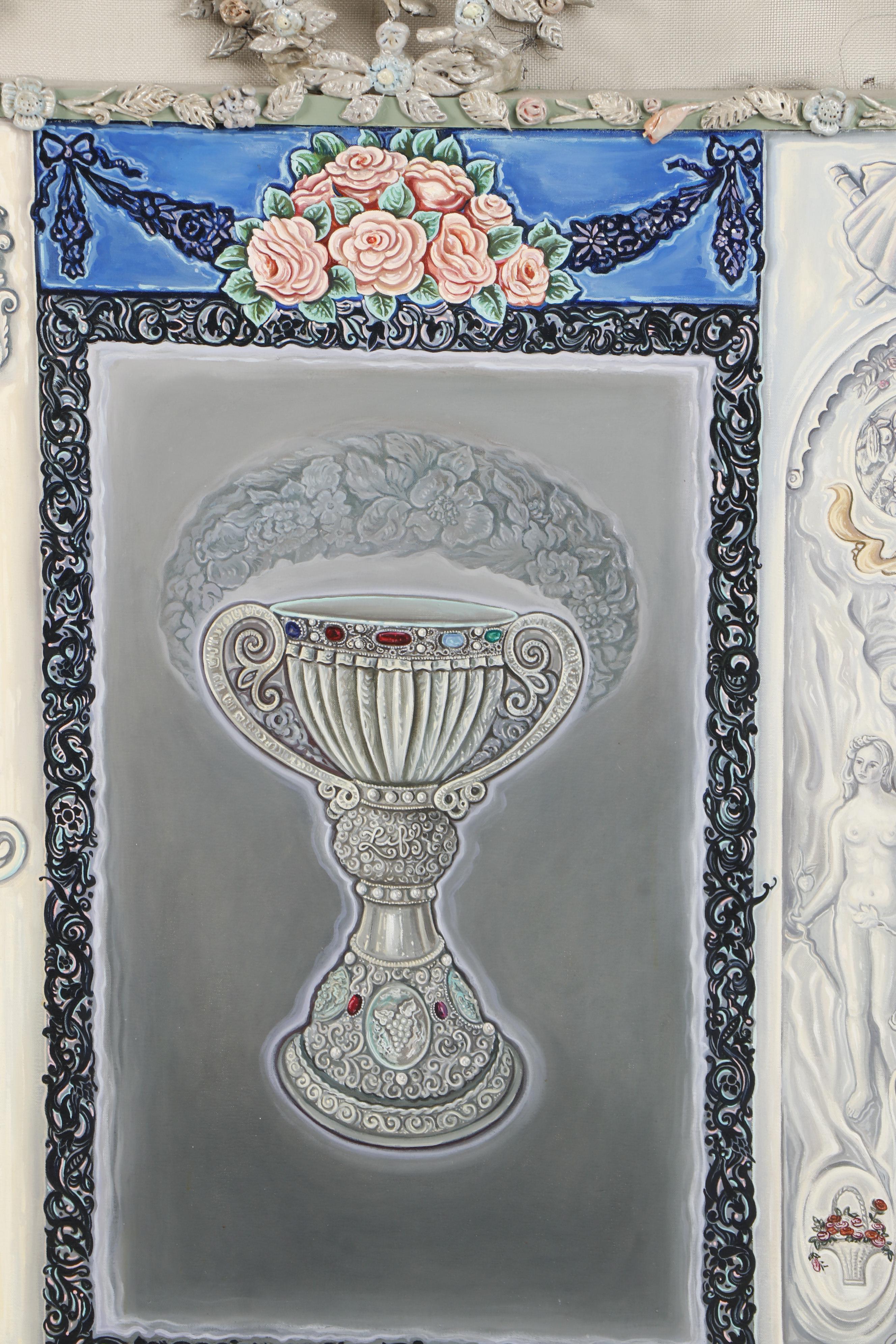 Anne Horwedel Mixed Media Work "Legend of the Silver Cup"