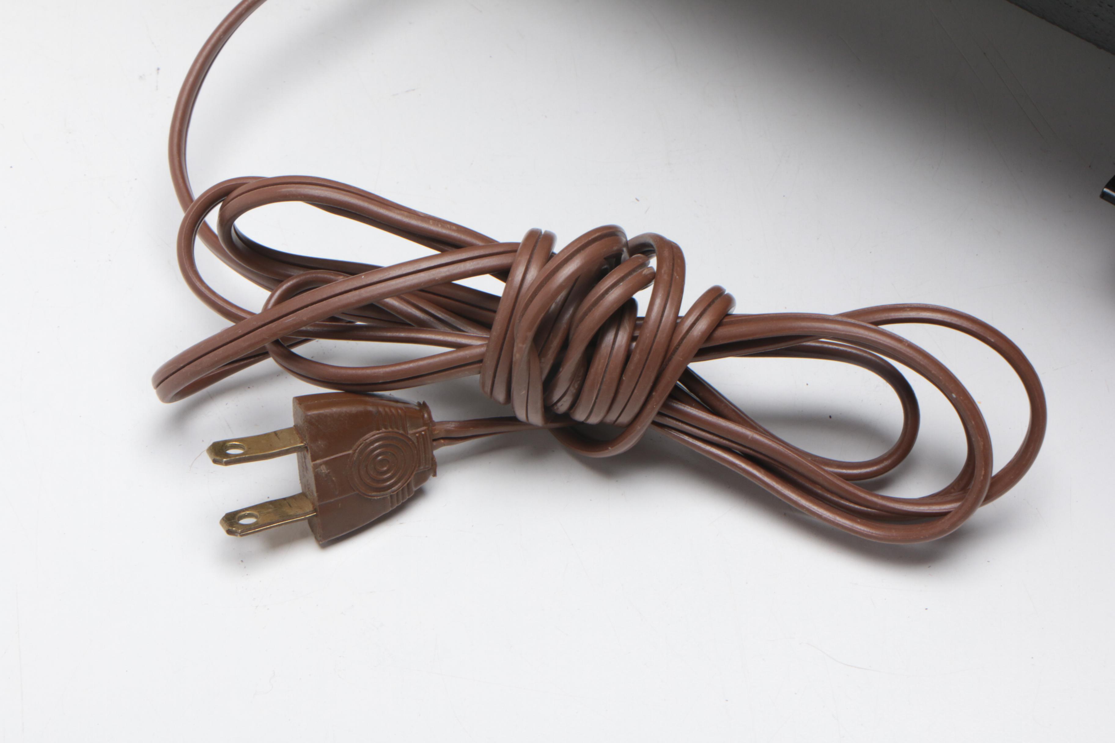 Zenith Solid State Record Player and Speakers, Mid to Late 20th Century