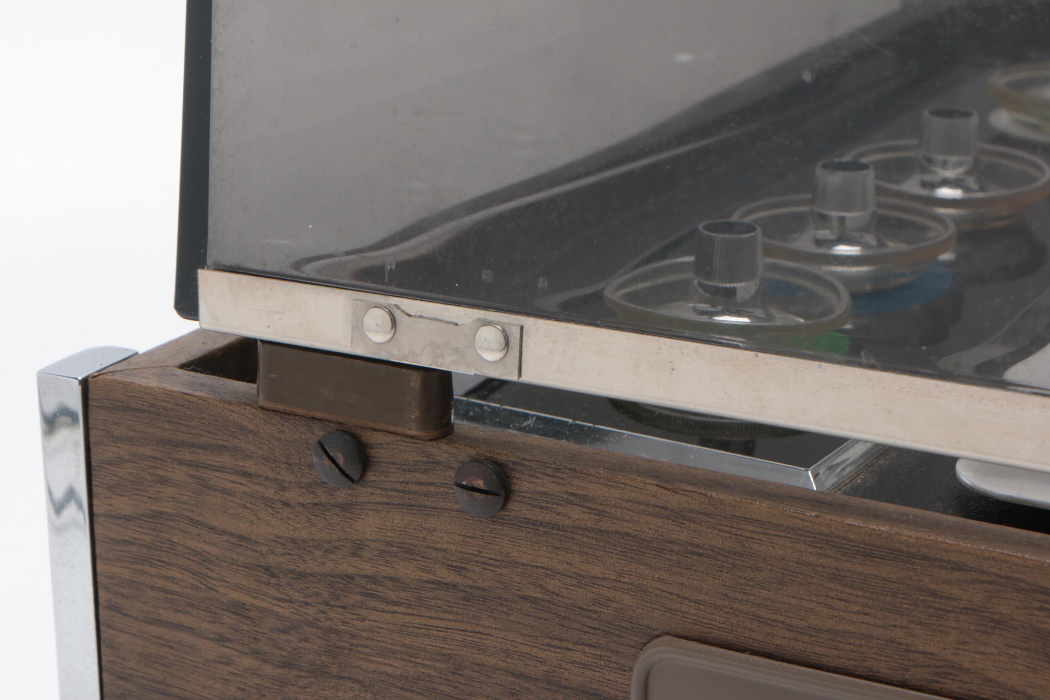 Zenith Solid State Record Player and Speakers, Mid to Late 20th Century