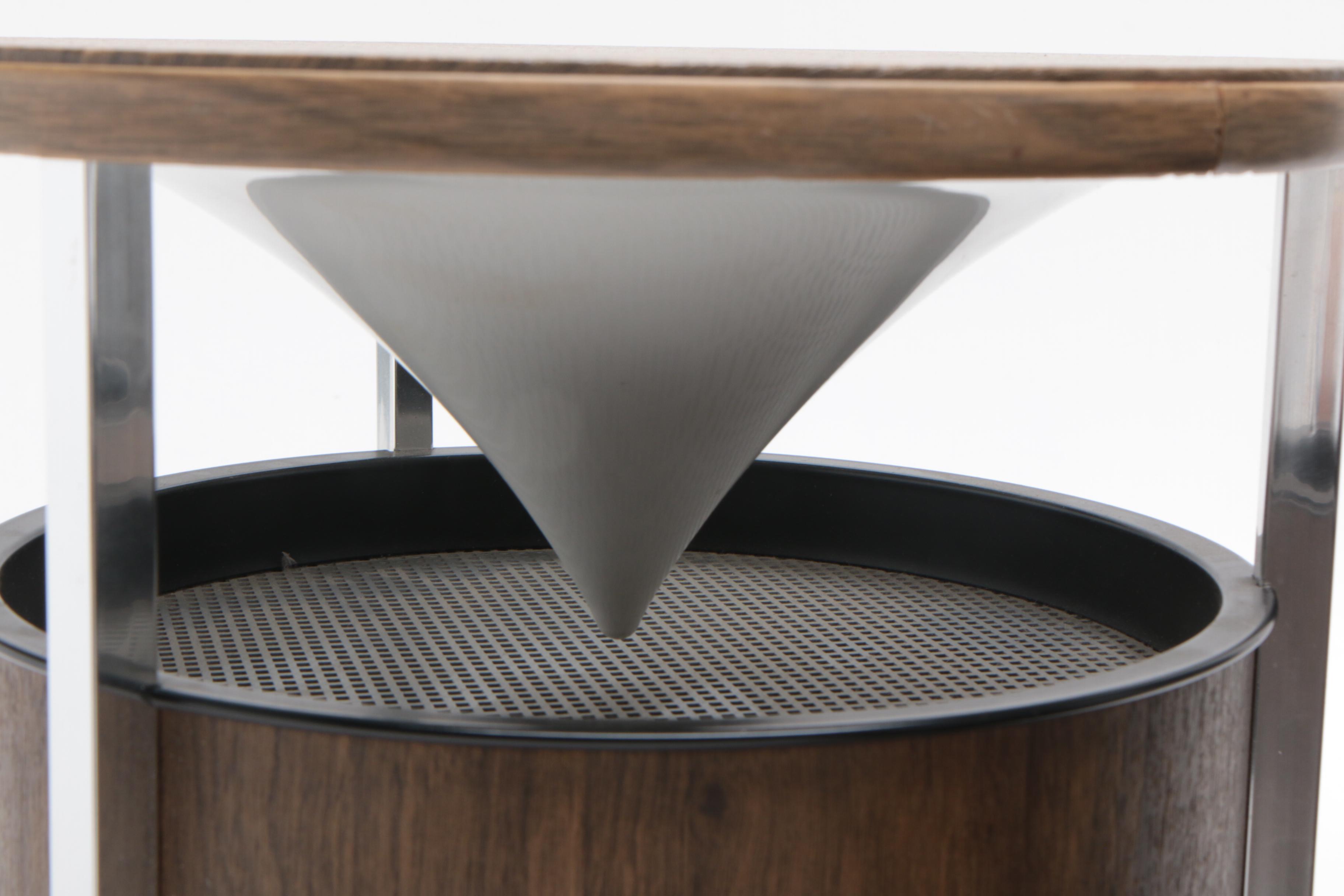 Zenith Solid State Record Player and Speakers, Mid to Late 20th Century