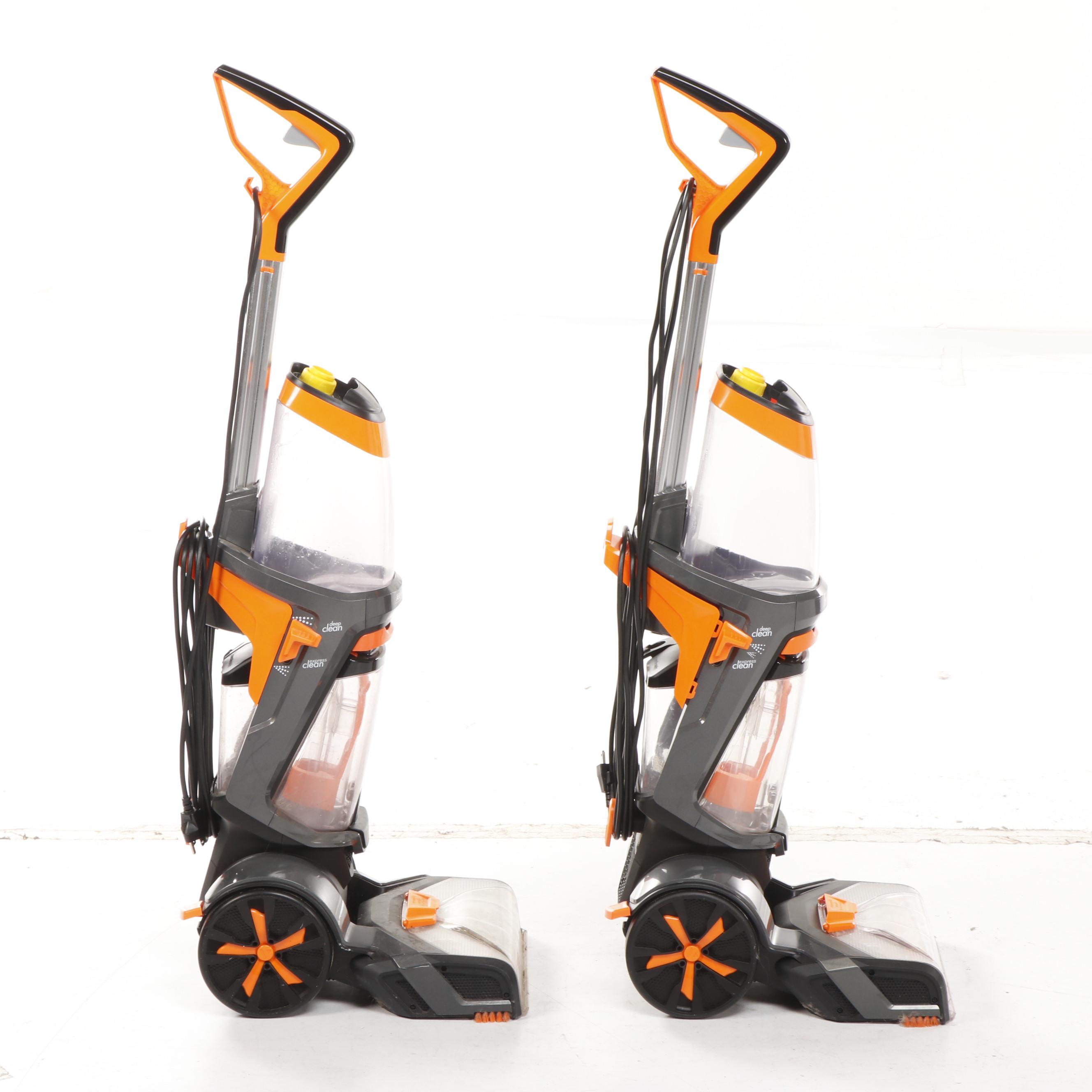 Pair of Bissell ProHeat 2x Revolution Upright Deep Cleaners
