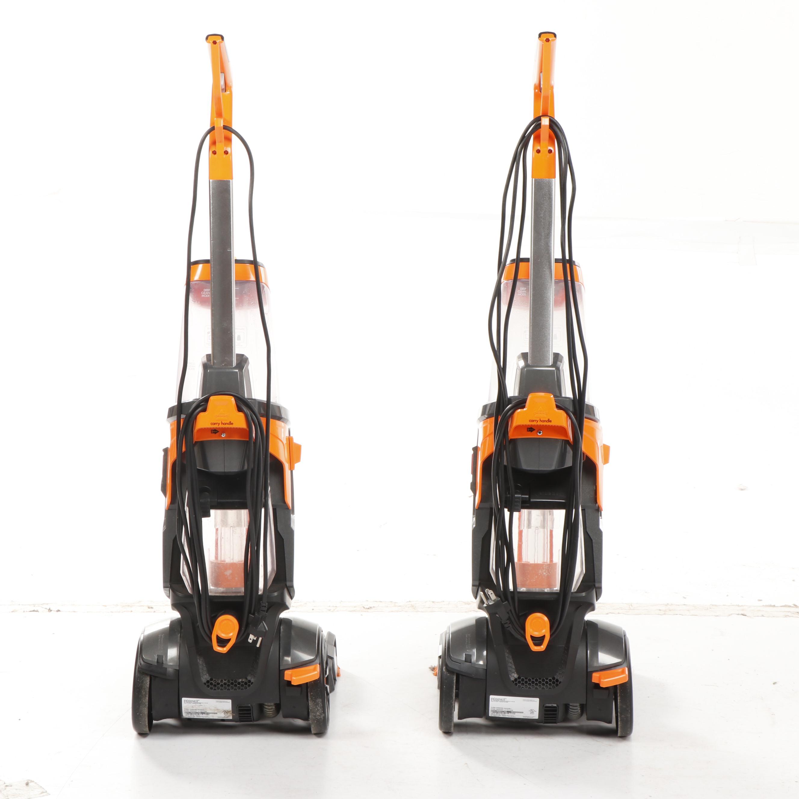 Pair of Bissell ProHeat 2x Revolution Upright Deep Cleaners