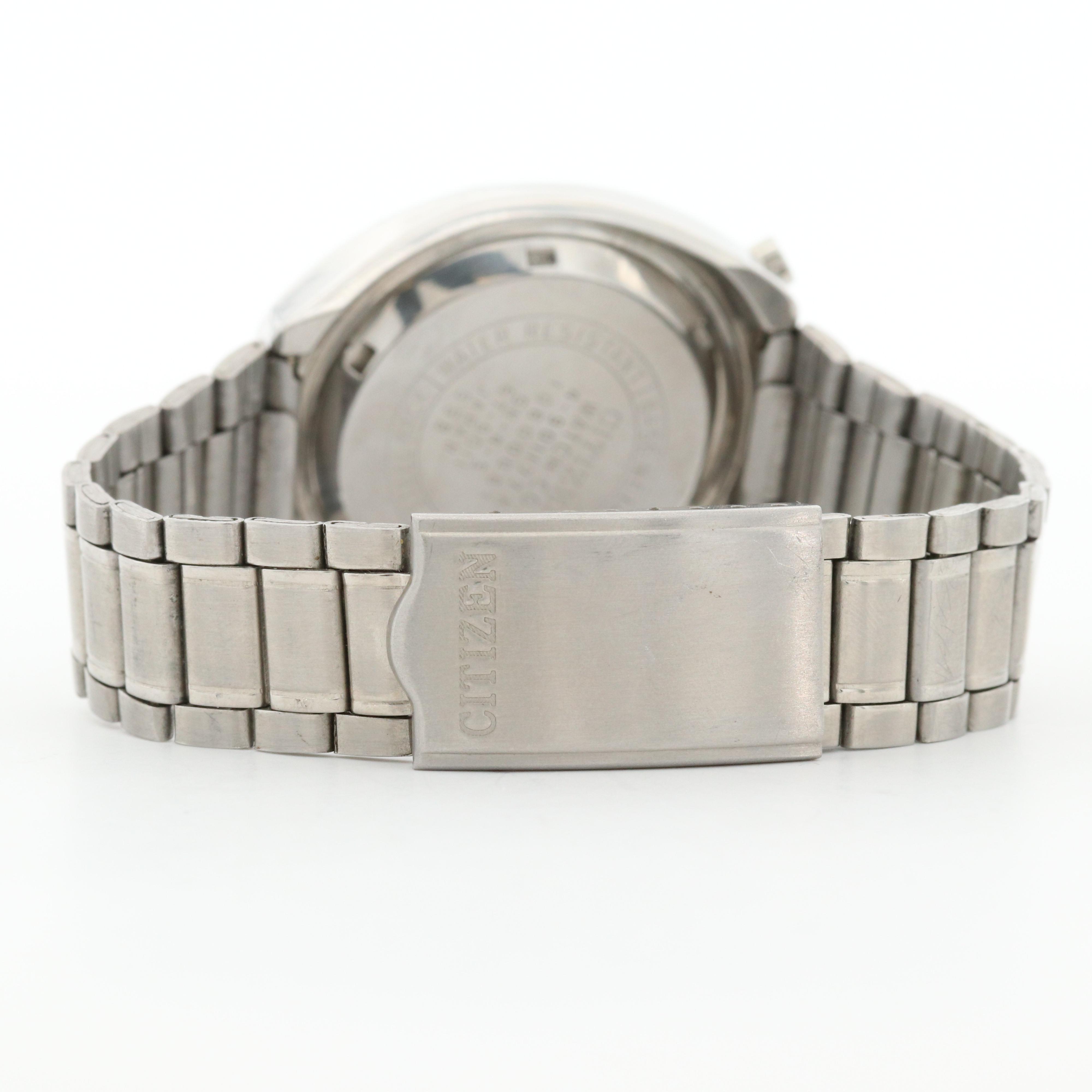 Vintage Citizen Bullhead Automatic Chronograph Watch