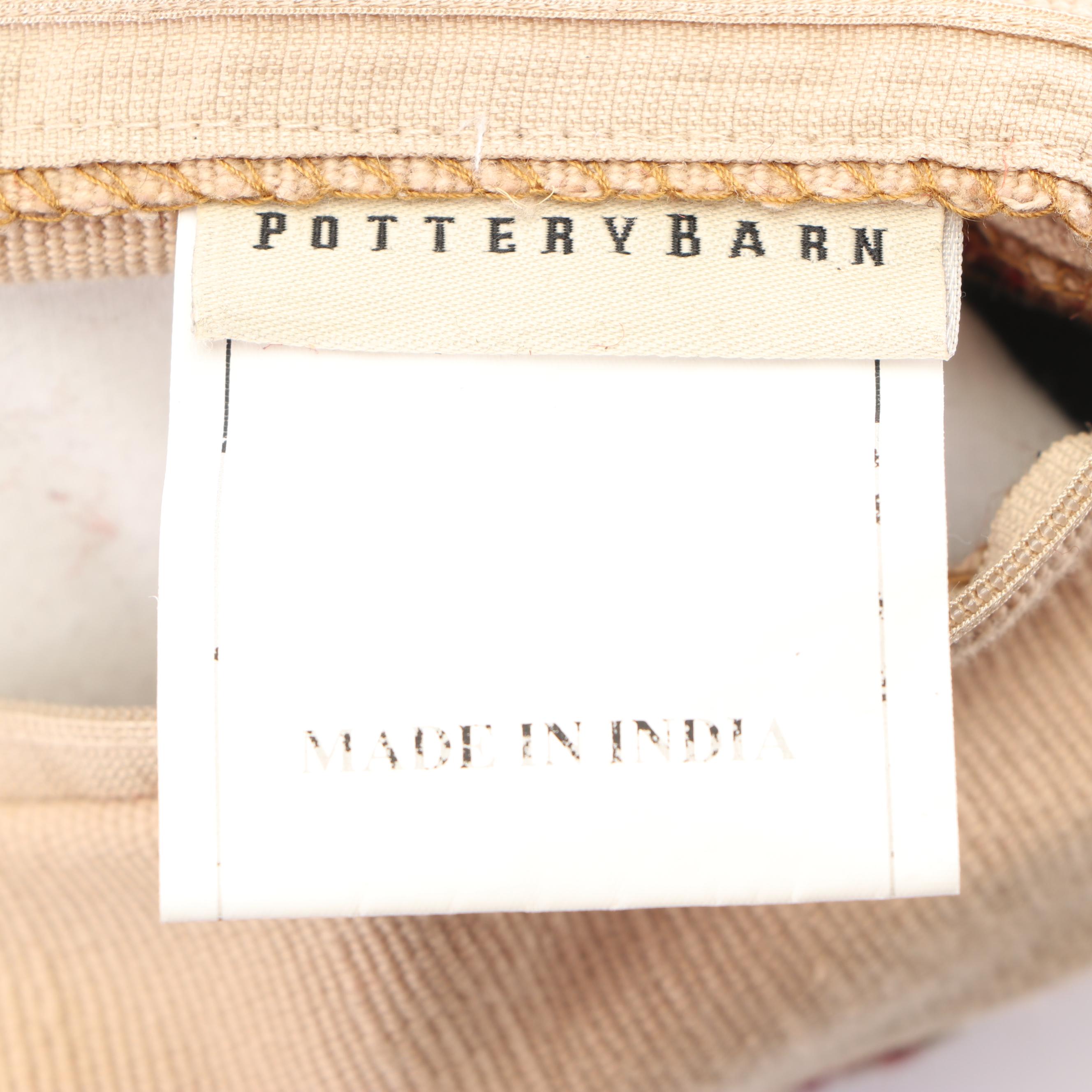 Pottery Barn Kilim Style Faced Throw Pillows