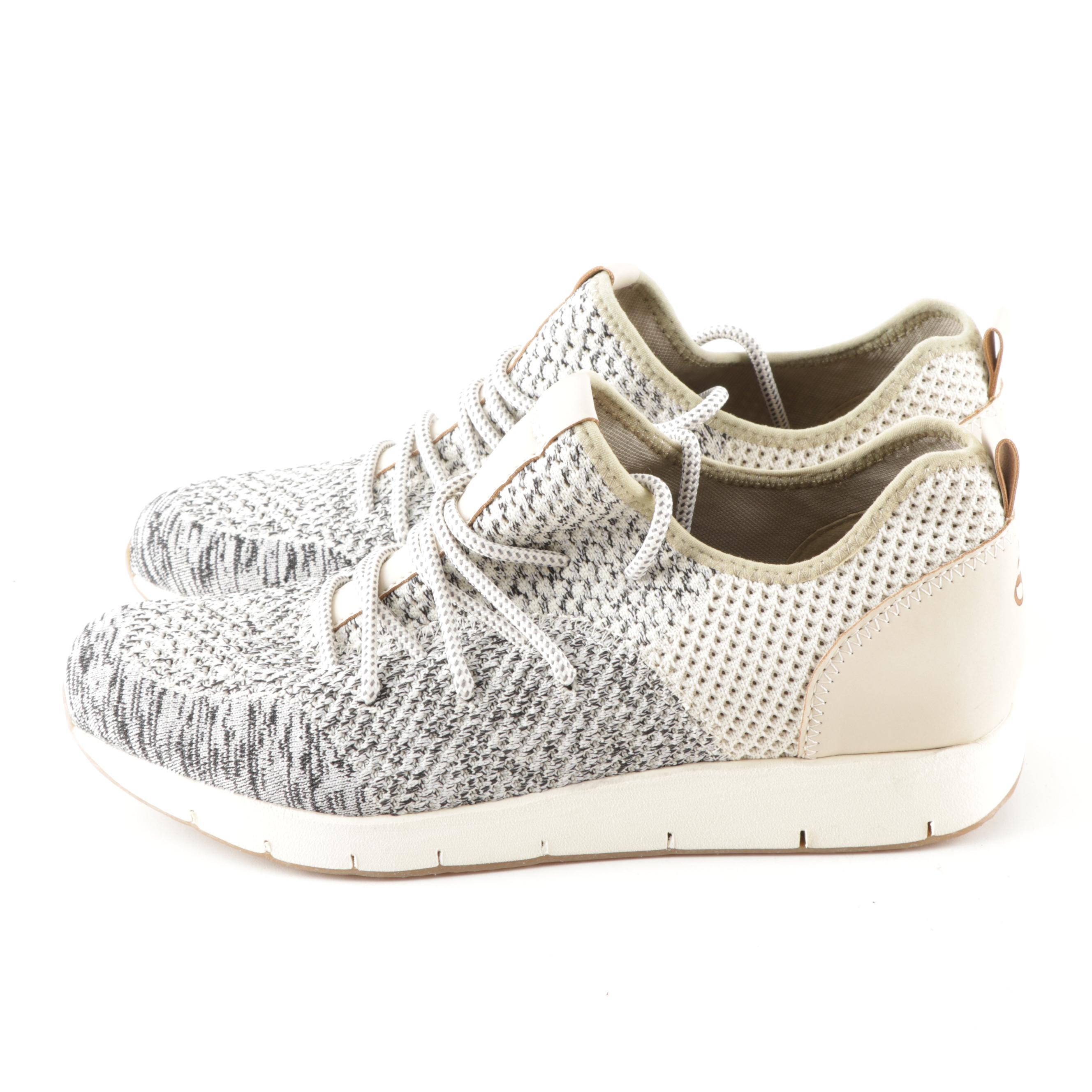 OTBT Marine Bone Sneakers and Ecco Skler Dark Silver Leather Booties