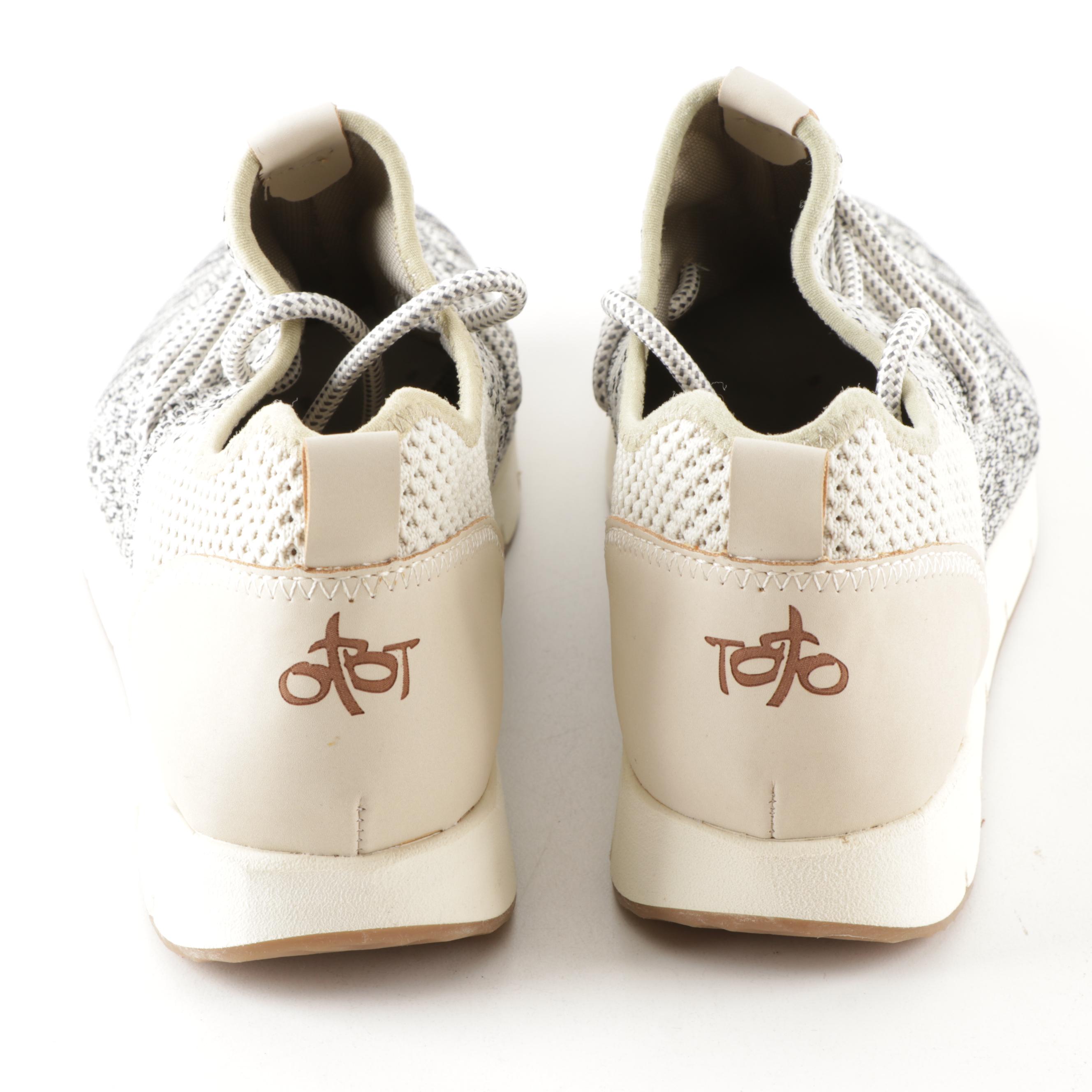 OTBT Marine Bone Sneakers and Ecco Skler Dark Silver Leather Booties